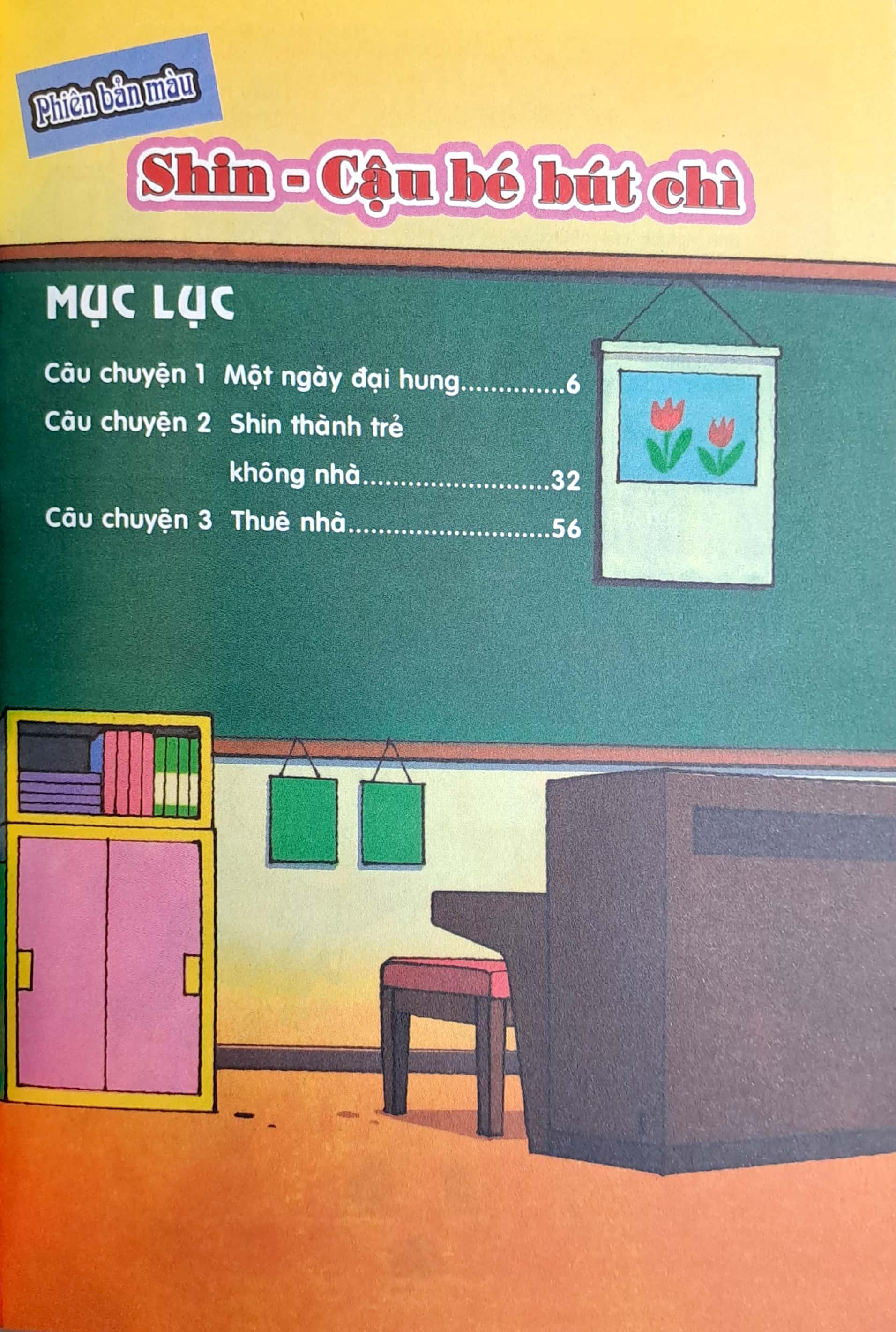 bộ shin - cậu bé bút chì - phiên bản hoạt hình màu - tập 40 - cu shin gặp họa (tái bản 2023)