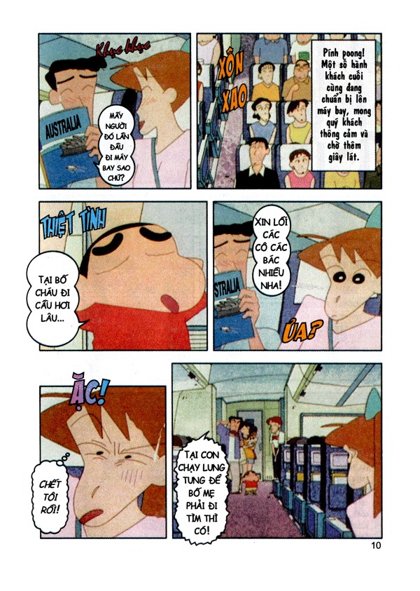 bộ shin - cậu bé bút chì - phiên bản hoạt hình màu - tập 45 - tuần trăng mật ở xứ sở kanguru (tái bản 2023)