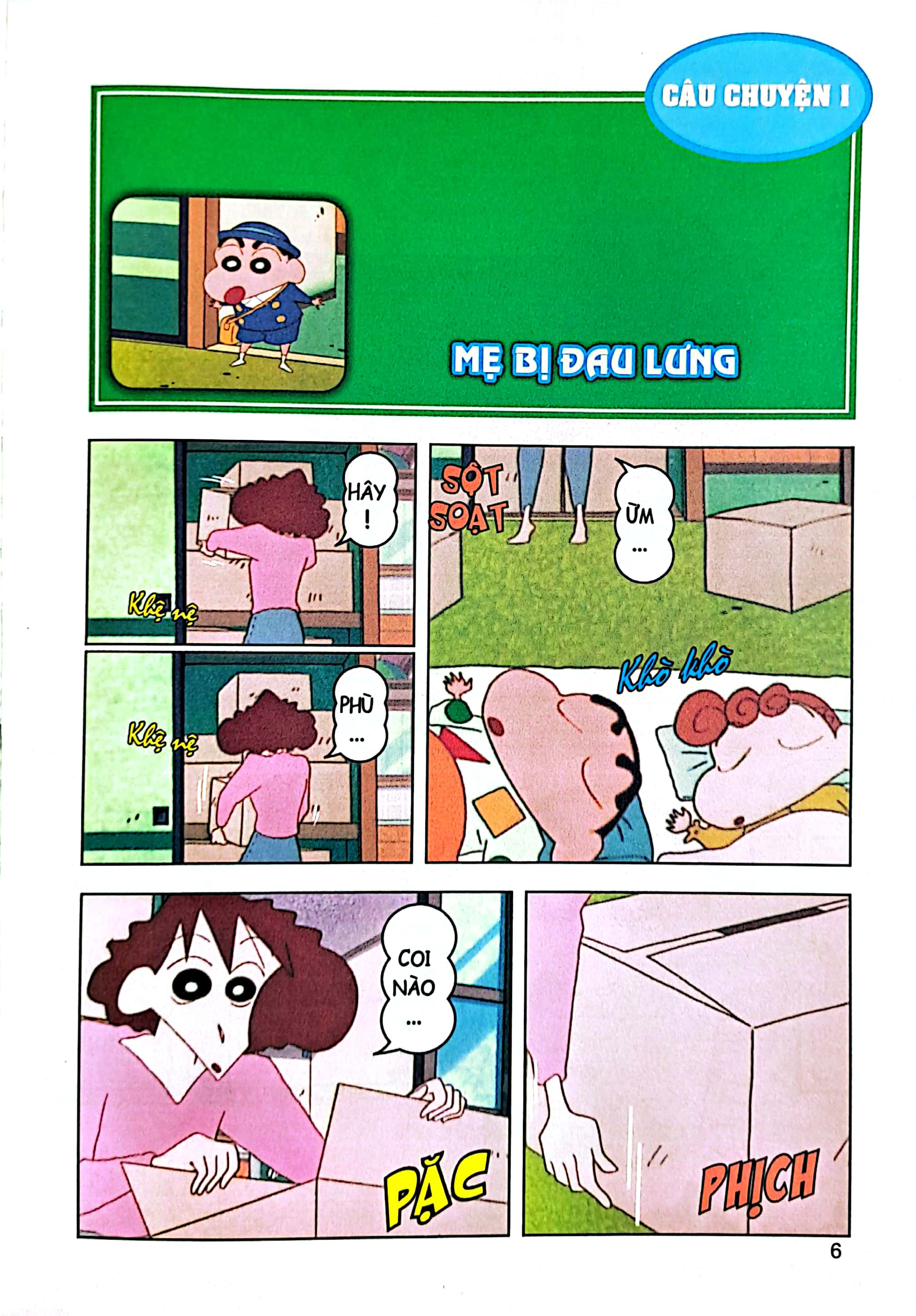 bộ shin - cậu bé bút chì - phiên bản hoạt hình màu - tập 48 - vui lên nào bố ơi! (tái bản 2023)