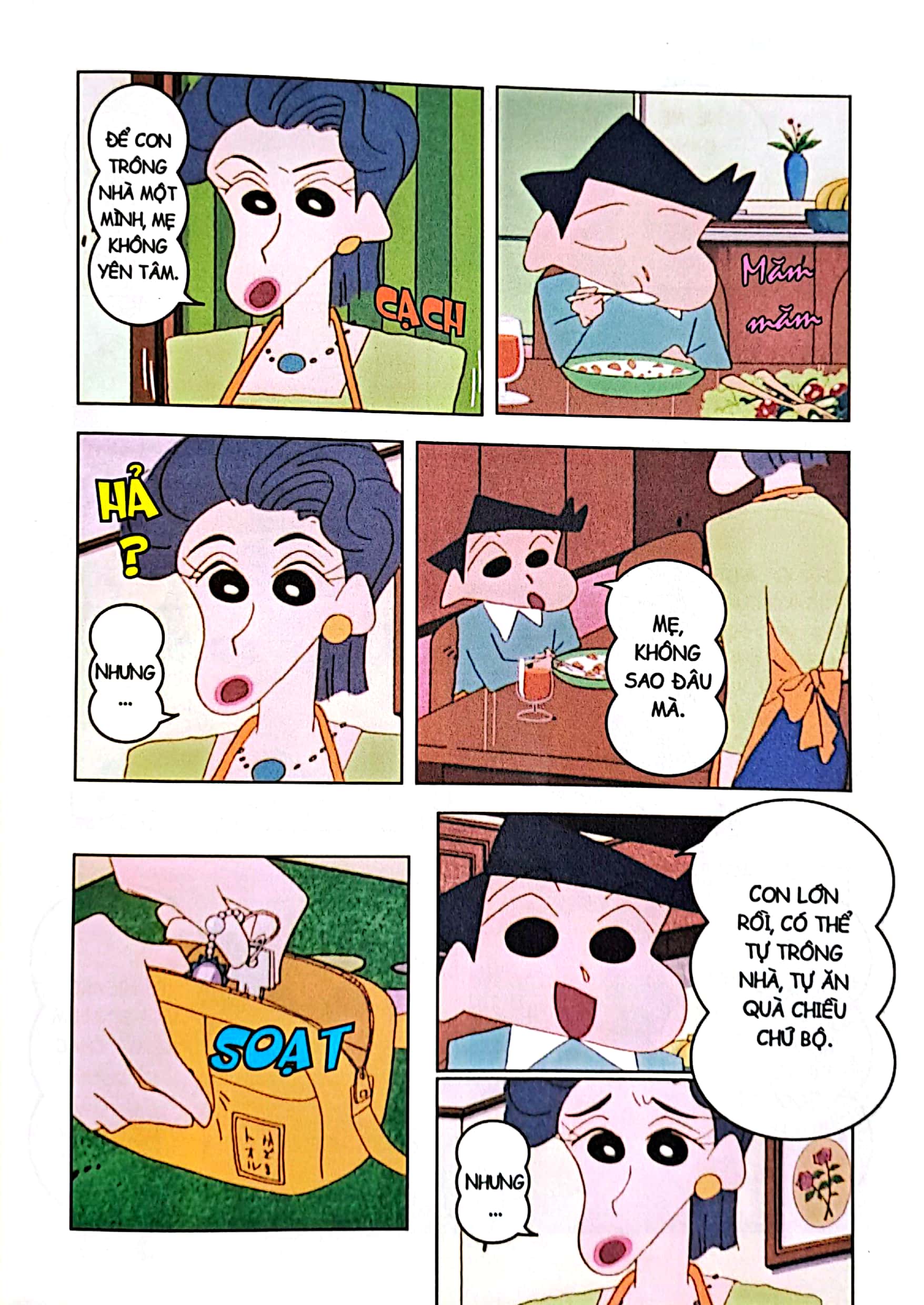 bộ shin - cậu bé bút chì - phiên bản hoạt hình màu - tập 50 - kazama tập làm người lớn (tái bản 2023)