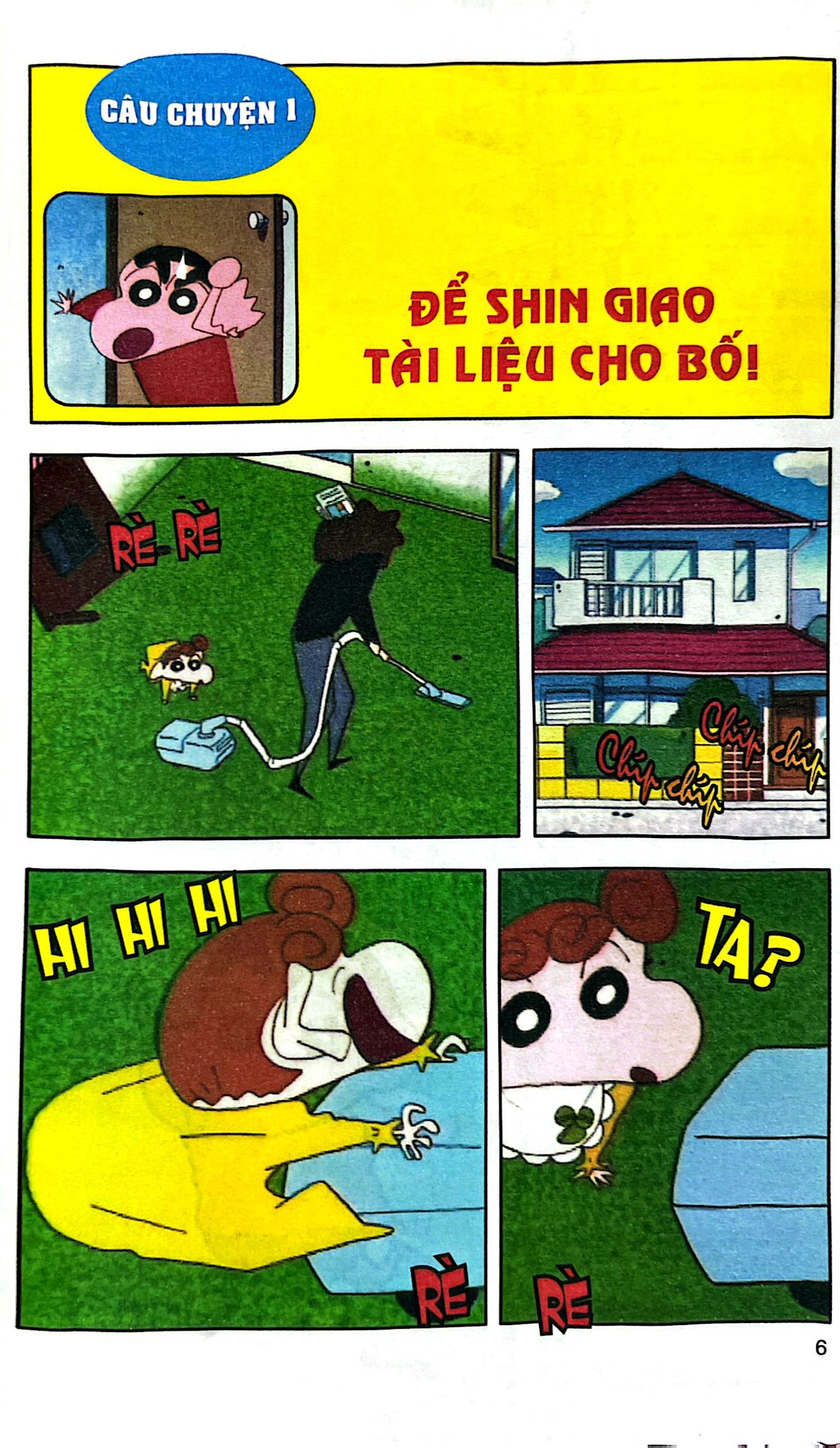 Bo
						
										
										Shin - Cau Be But Chi - Phien Ban Hoat Hinh Mau - Tap 6 - Vua Con Trung Kasukabe (Tai Ban 2024)