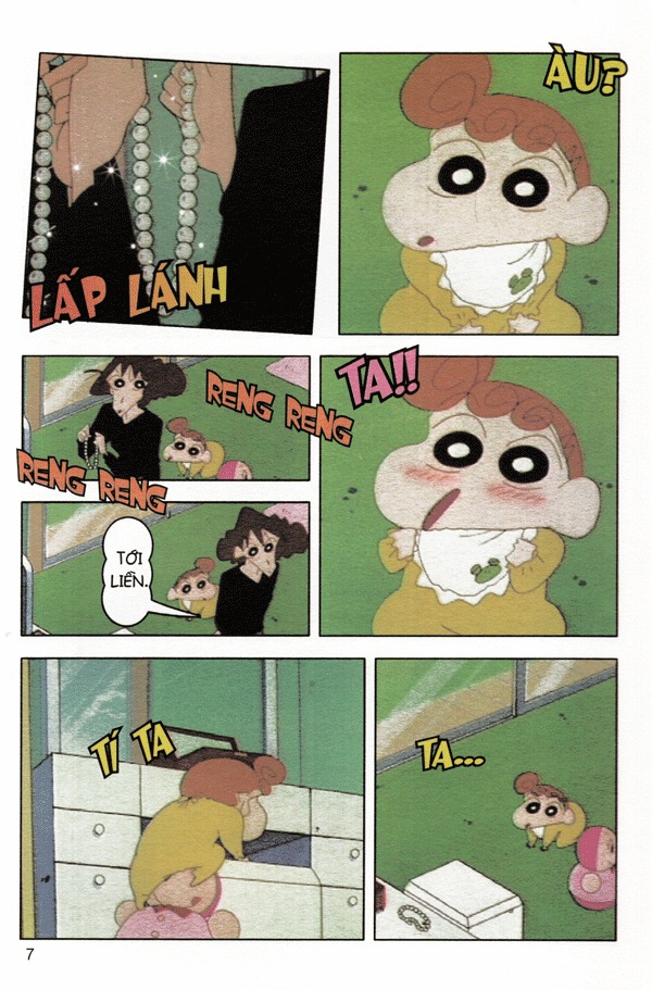 bộ shin - cậu bé bút chì - phiên bản hoạt hình màu - tập 7 - chị nanako yêu dấu (tái bản 2023)