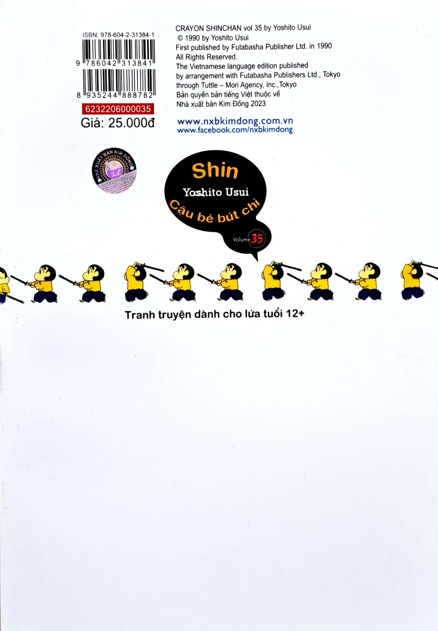 bộ shin - cậu bé bút chì - tập 35 (tái bản 2023)