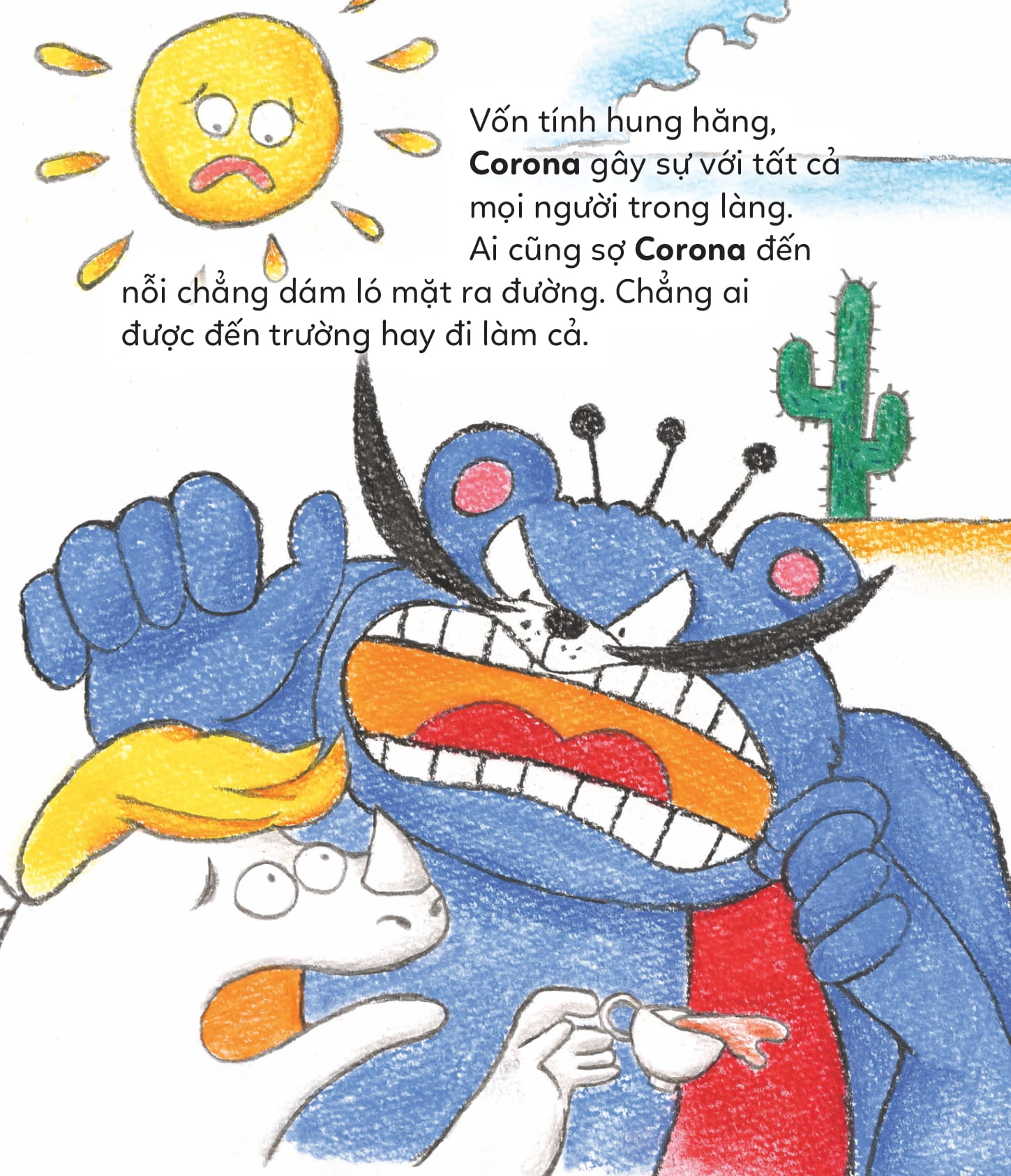 bộ siêu nhân rửa tay và công chúa súc miệng - tranh truyện ehon nhật bản