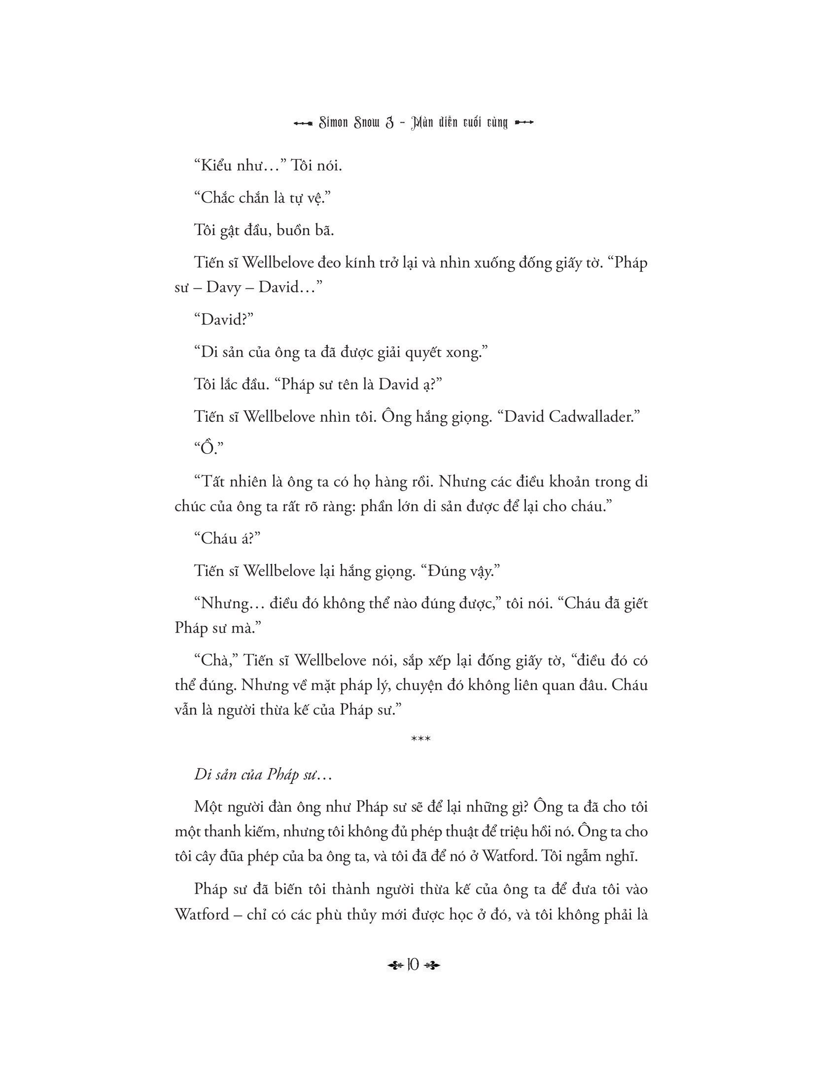 Bộ
						
										
										Simon Snow - Tập 3 - Màn Diễn Cuối Cùng