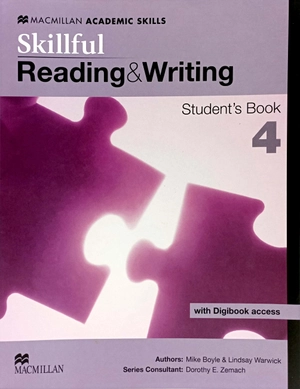 bộ skillful reading and writing student's book + digibook level 4