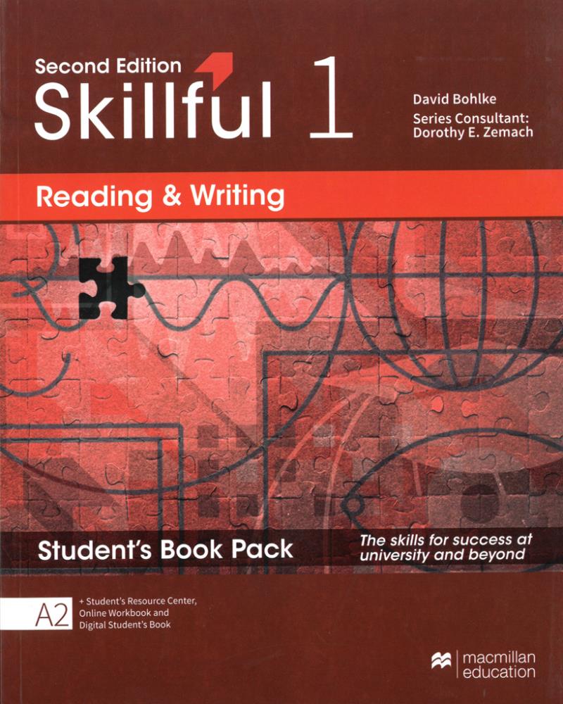 bộ skillful second edition level 1 reading & writing student's book + digital student's book pack