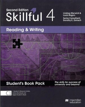 bộ skillful second edition level 4 reading & writing student's book + digital student's book pack