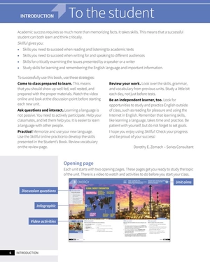 bộ skillful second edition level 4 reading & writing student's book + digital student's book pack