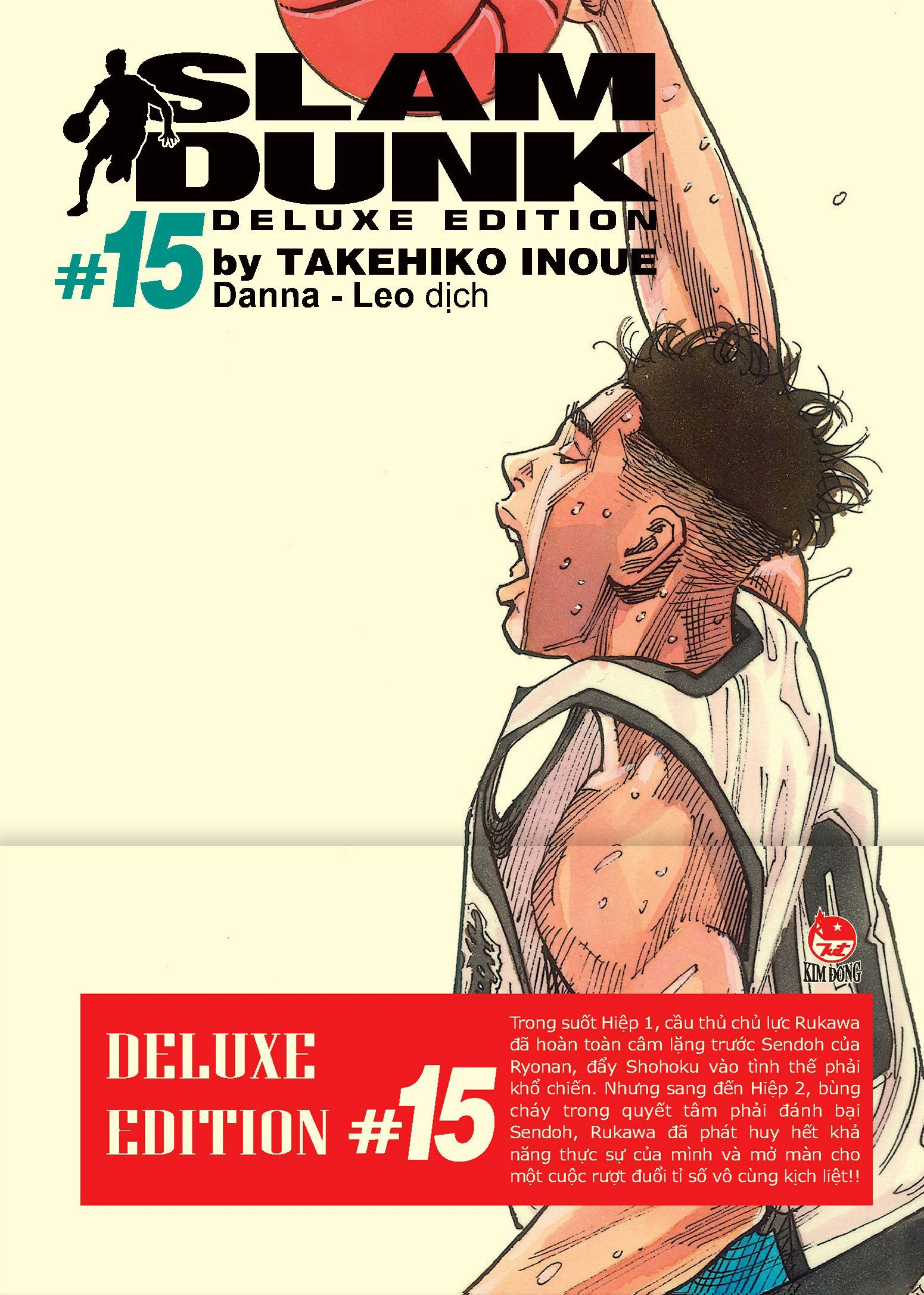 bộ slam dunk - deluxe edition - tập 15 - tặng kèm obi + bìa áo limited ngẫu nhiên