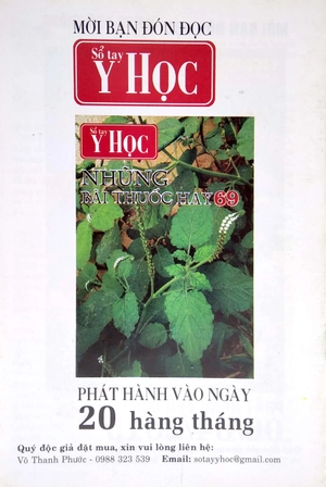 bộ sổ tay y học - những bài thuốc hay 68