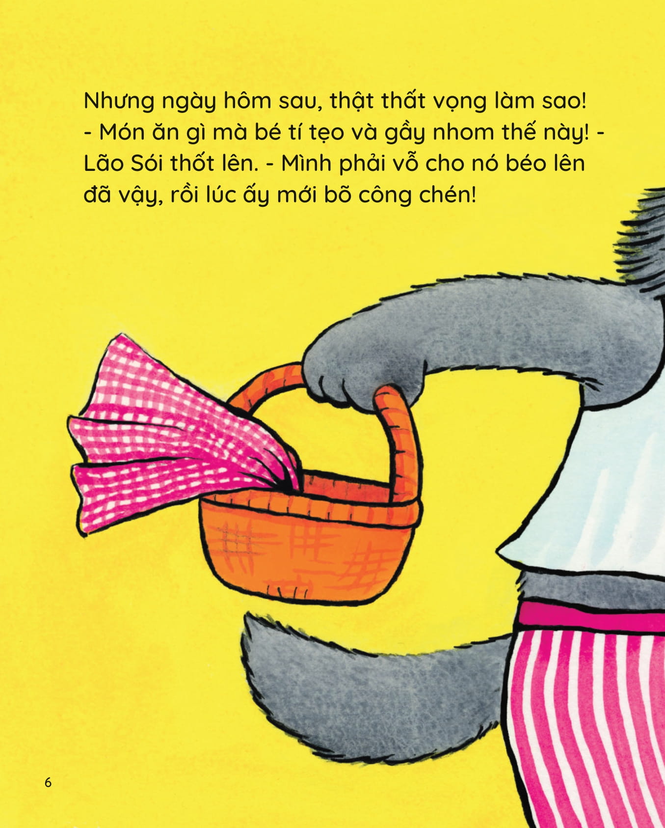 bố sói - con thỏ - ăn hay không ăn?