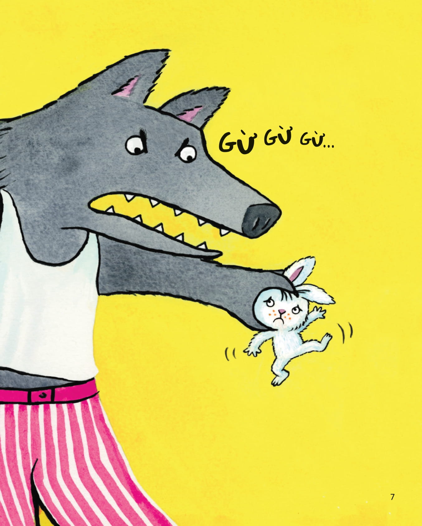 bố sói - con thỏ - ăn hay không ăn?