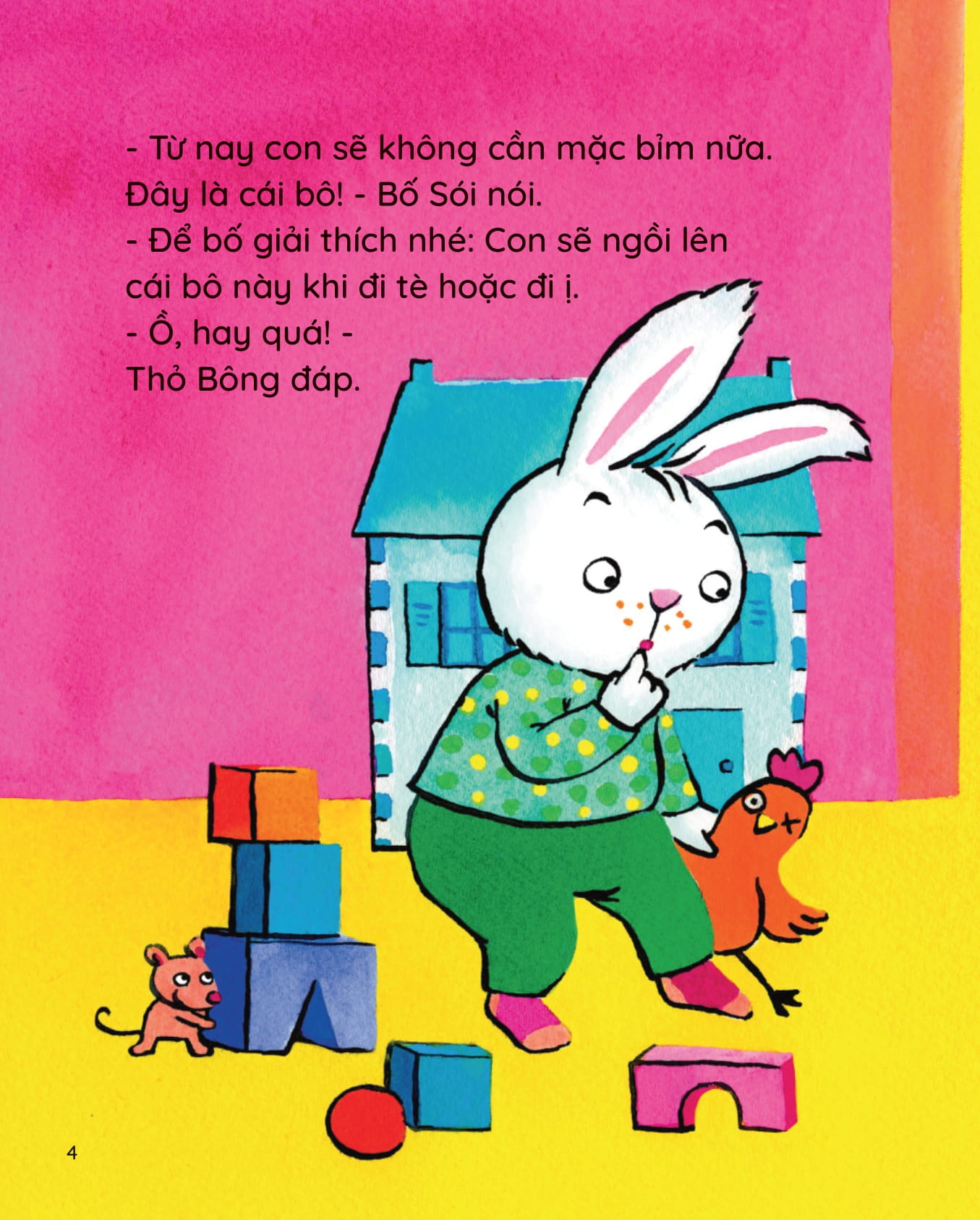 bố sói - con thỏ - bô để làm gì?