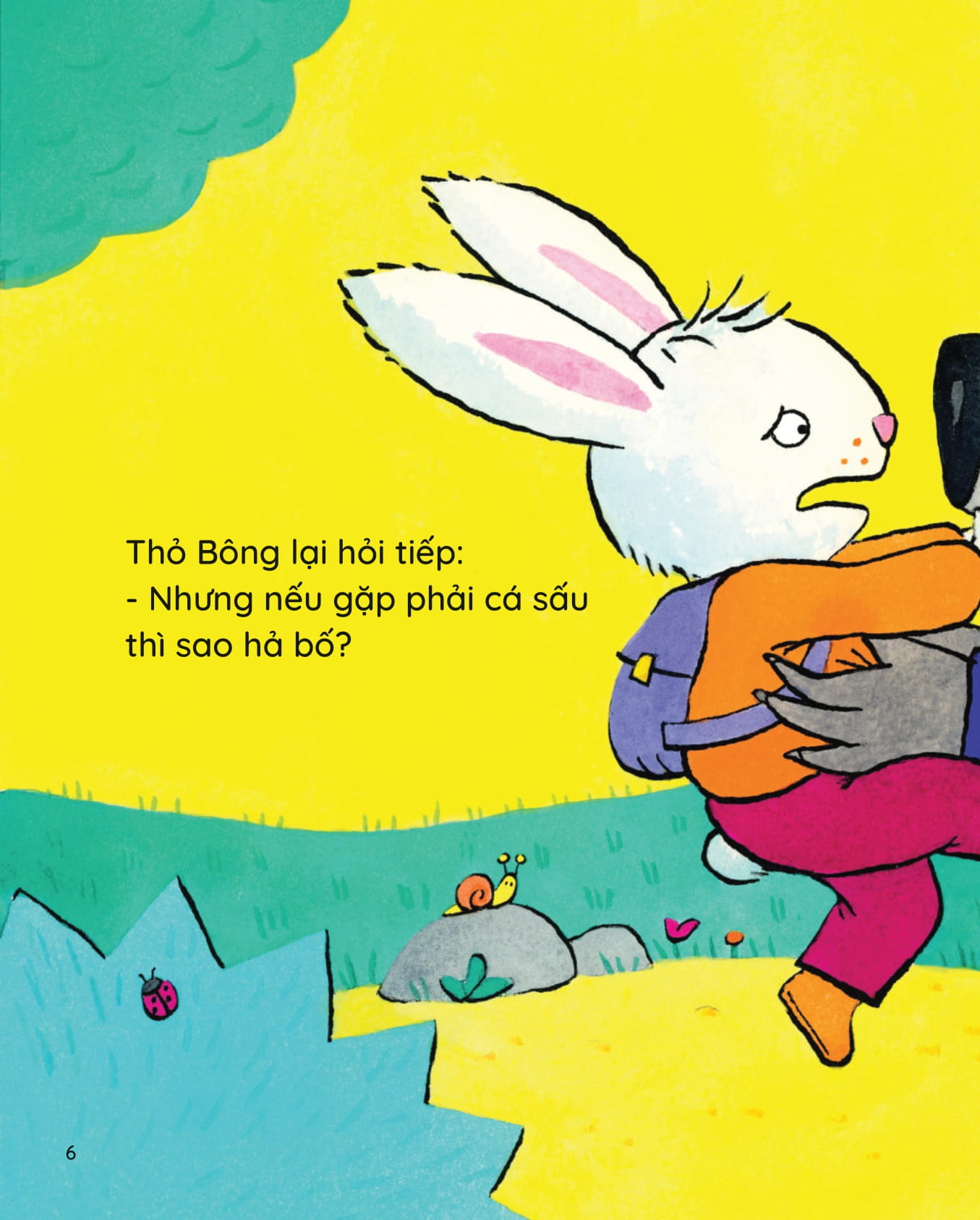 bố sói - con thỏ - đón con sớm nhé!