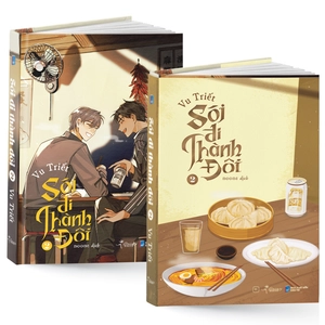 bộ sói đi thành đôi - tập 2 - bản đặc biệt - bìa cứng - tặng kèm bookmark hai mặt bồi cứng + postcard hai mặt bồi cứng + postcard trong + standee hai mảnh hologram