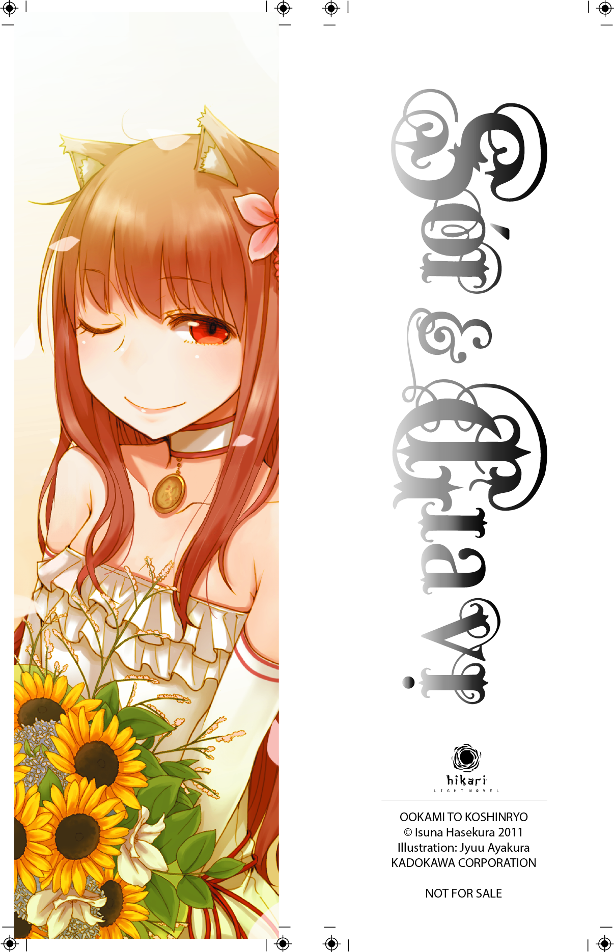 bộ sói & gia vị - tập 17 - tặng kèm bookmark