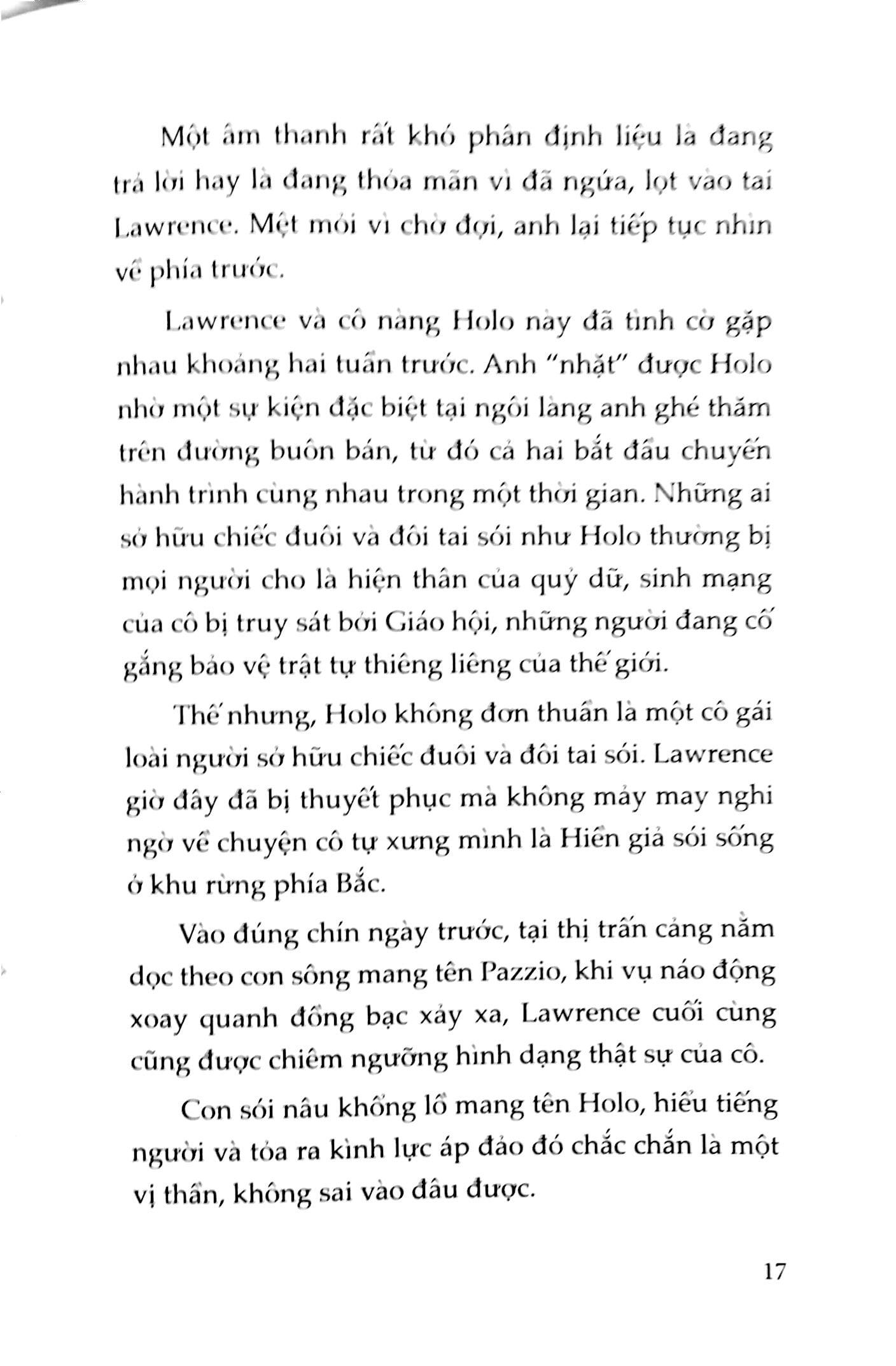 bộ sói & gia vị - tập 2