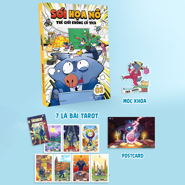 Bo
Soi Hoa No - Tap 2 - The Gioi Khong Co Tich - Ban Dac Biet - Tang Kem 7 The Bai Tarot + 1 Moc Khoa The Fool + 1 Postcard
