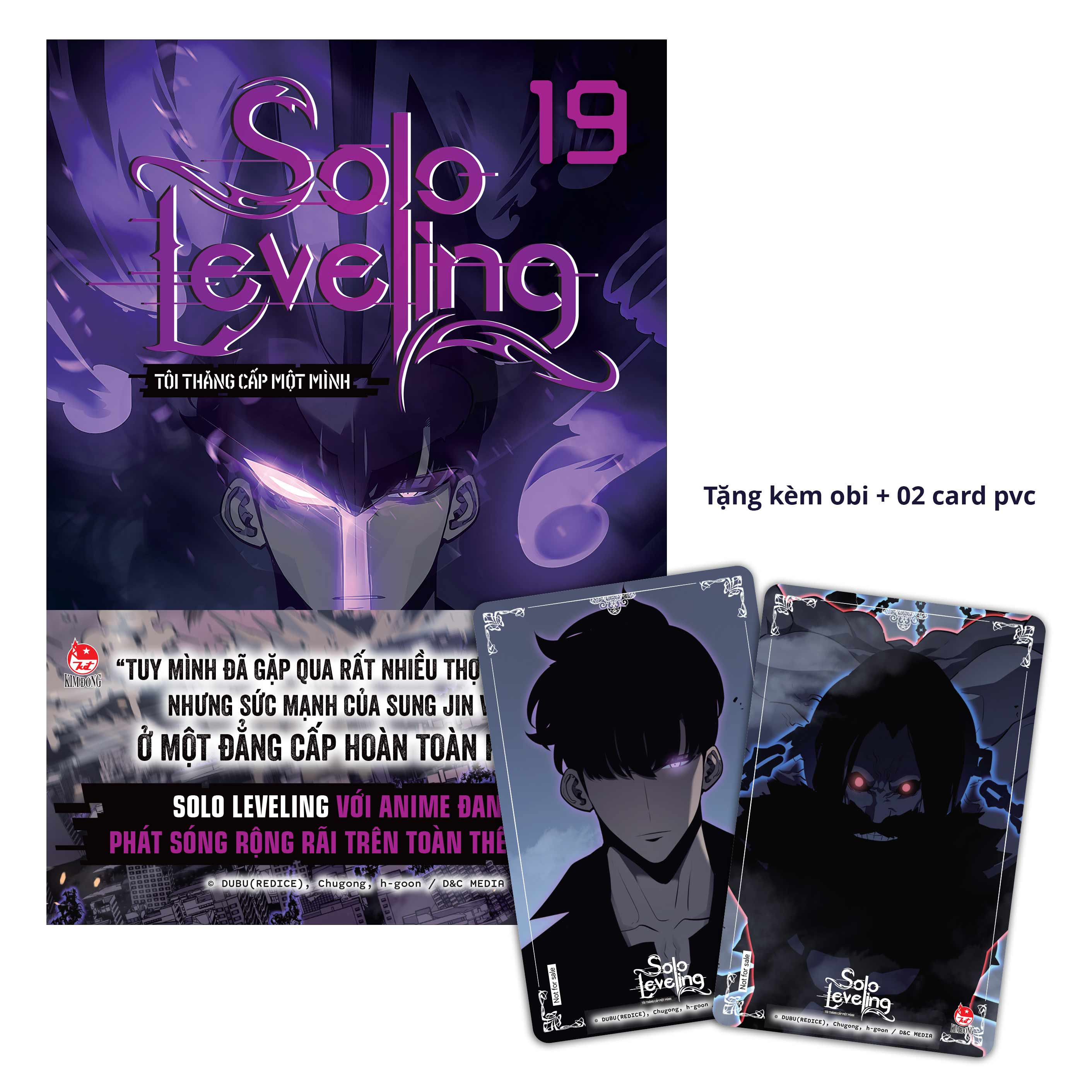 Bo
						
										
										Solo Leveling - Toi Thang Cap Mot Minh - Tap 19 - Tang Kem Obi + 2 PVC Card