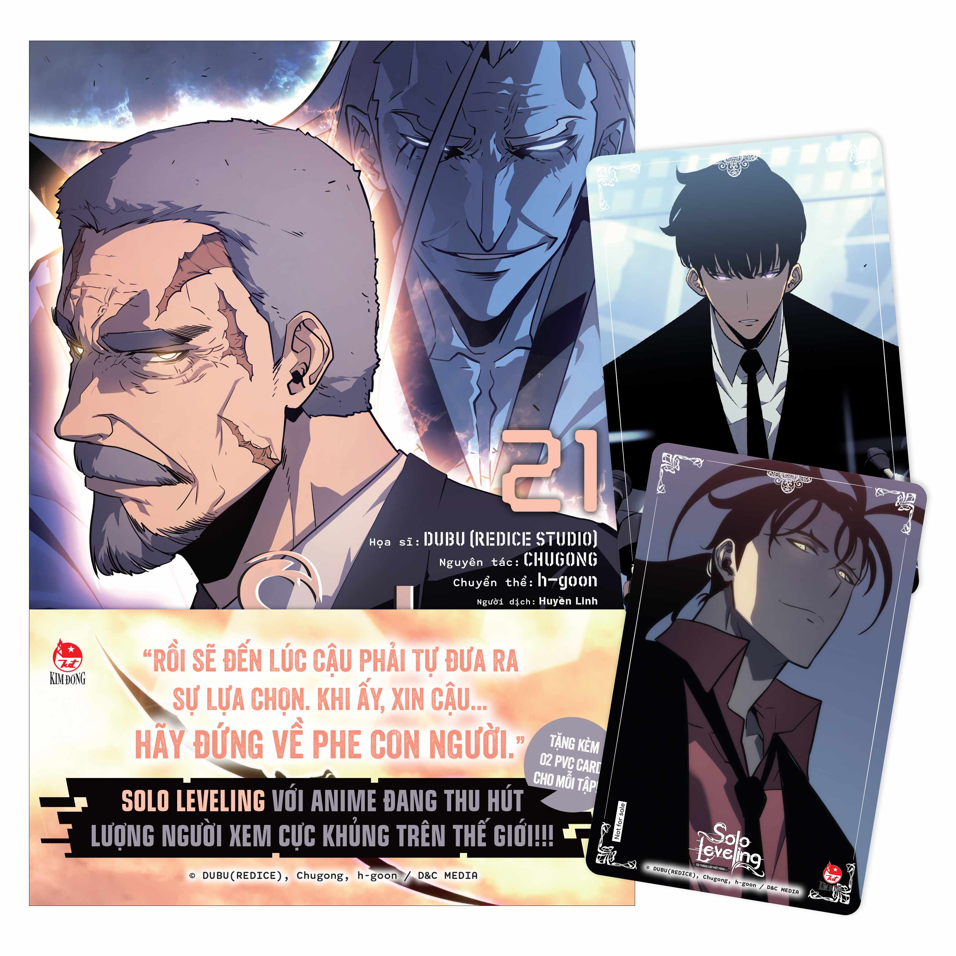 Bo
						
										
										Solo Leveling - Toi Thang Cap Mot Minh - Tap 21 - Tang Kem Obi + 2 PVC Card