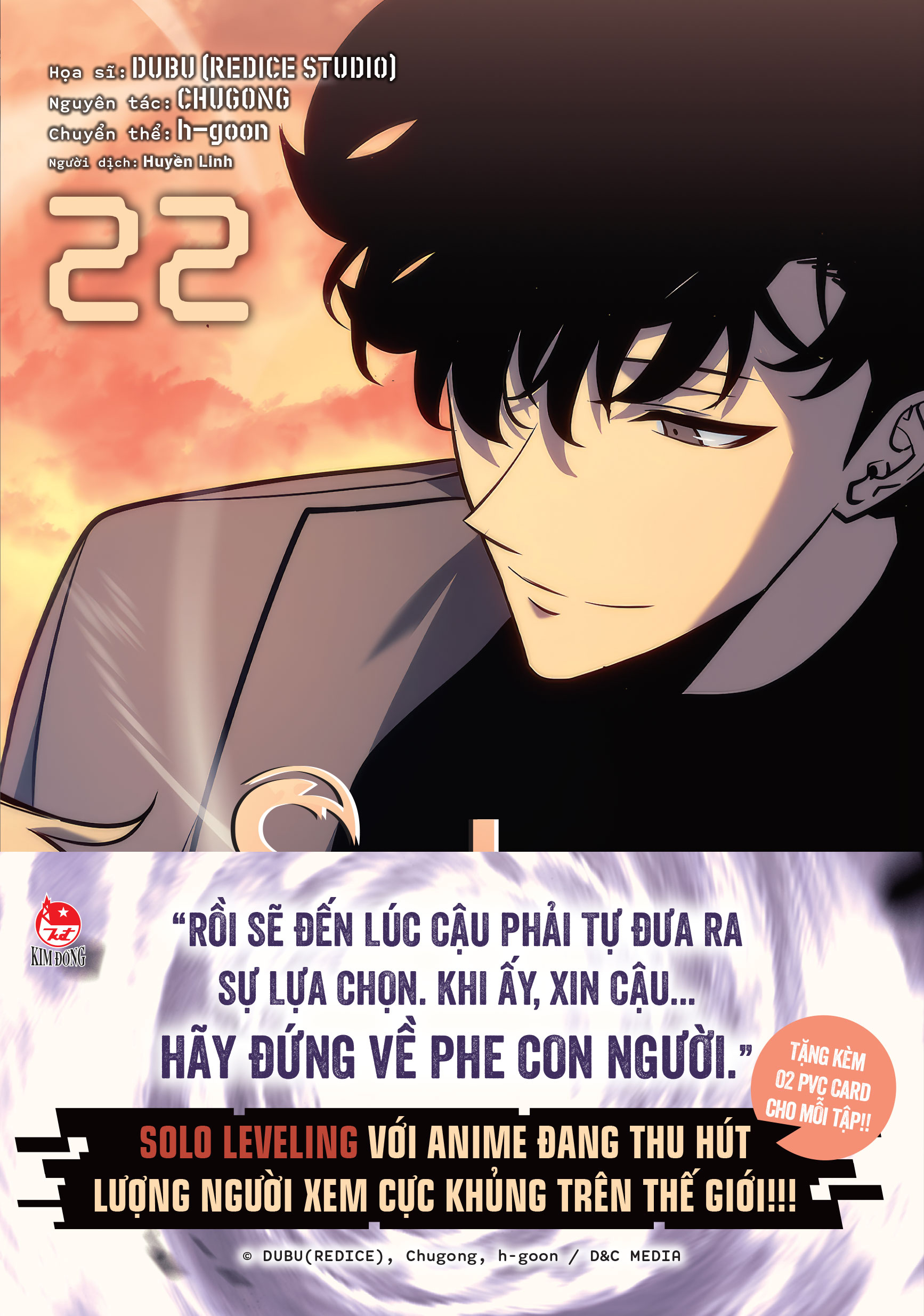 Bo
						
										
										Solo Leveling - Toi Thang Cap Mot Minh - Tap 22 - Tang Kem Obi + 2 PVC Card