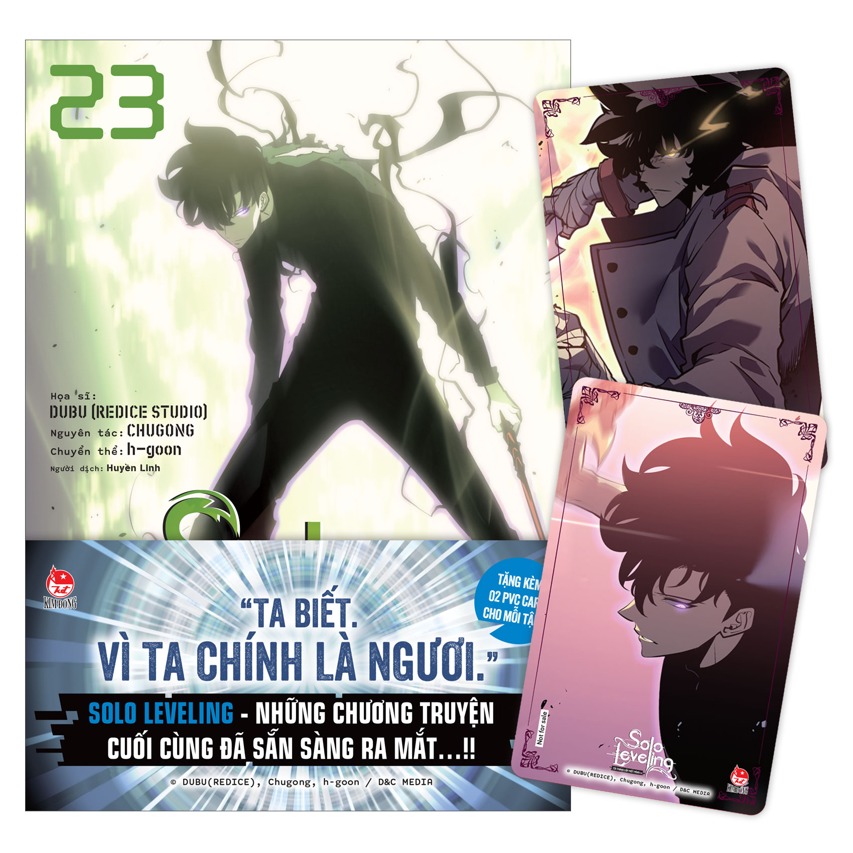 Bộ
						
										
										Solo Leveling - Tôi Thăng Cấp Một Mình - Tập 23 - Tặng Kèm Obi + 2 PVC Card