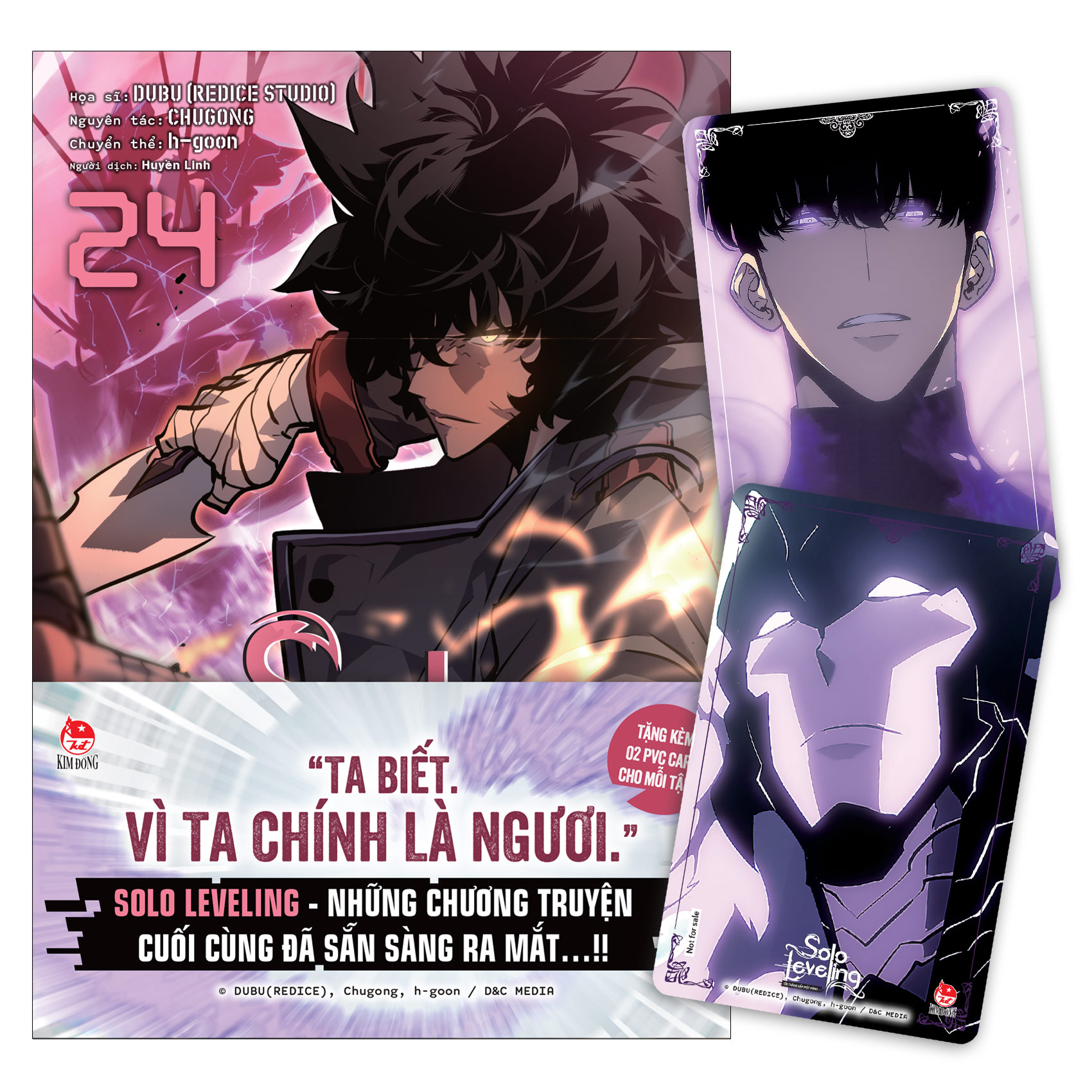 Bộ
						
										
										Solo Leveling - Tôi Thăng Cấp Một Mình - Tập 24 - Tặng Kèm Obi + 2 PVC Card
