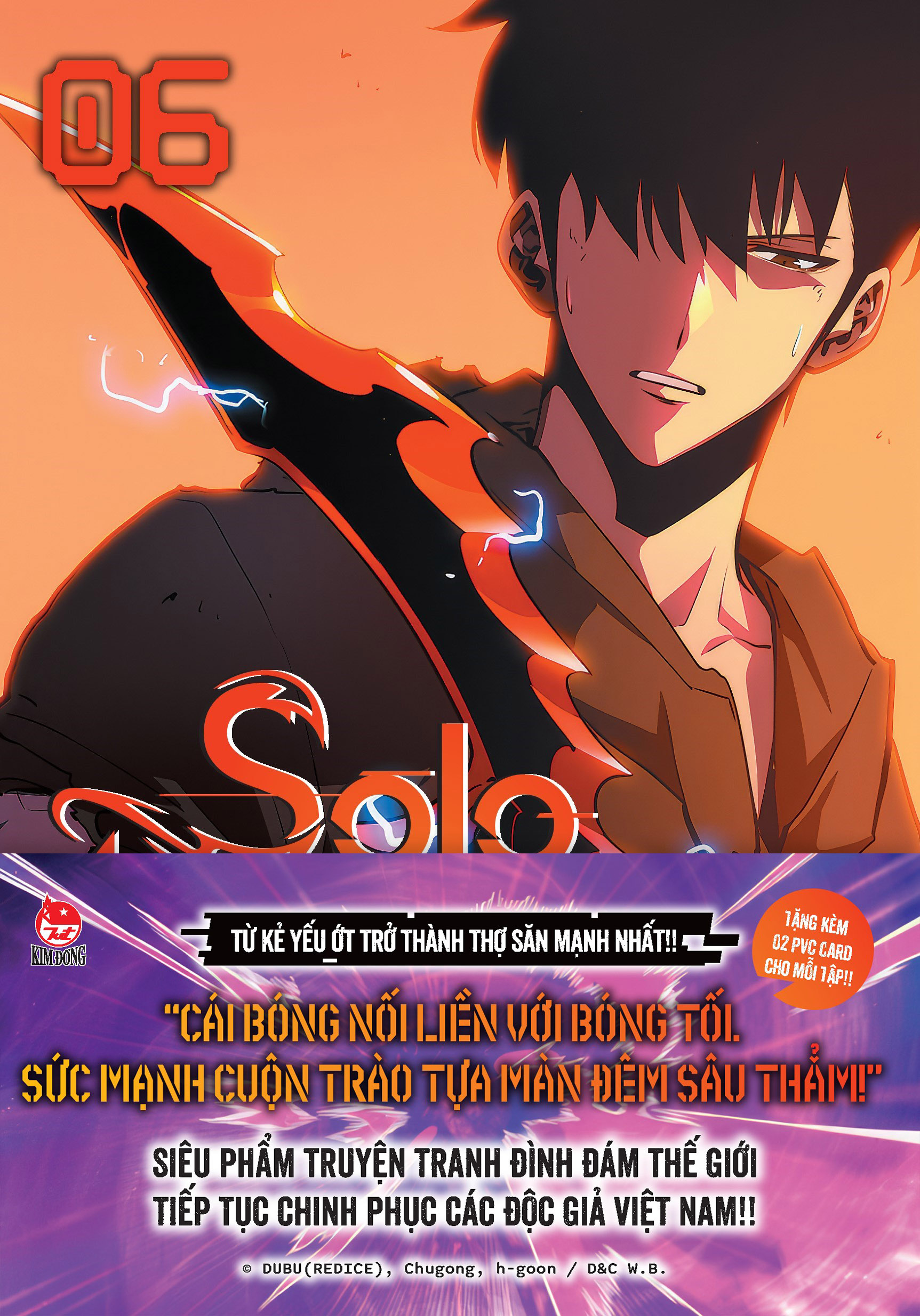 Bo
						
										
										Solo Leveling - Toi Thang Cap Mot Minh - Tap 6 - Tang Kem Obi + 2 PVC Card