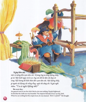 bộ song ngữ andecxen 1 - bộ quần áo mới của hoàng đế