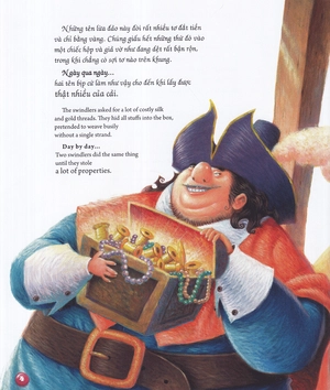 bộ song ngữ andecxen 1 - bộ quần áo mới của hoàng đế