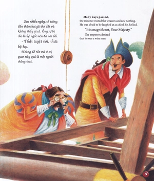 bộ song ngữ andecxen 1 - bộ quần áo mới của hoàng đế