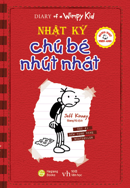 bộ song ngữ việt - anh - diary of a wimpy kid - nhật ký chú bé nhút nhát - tập 1