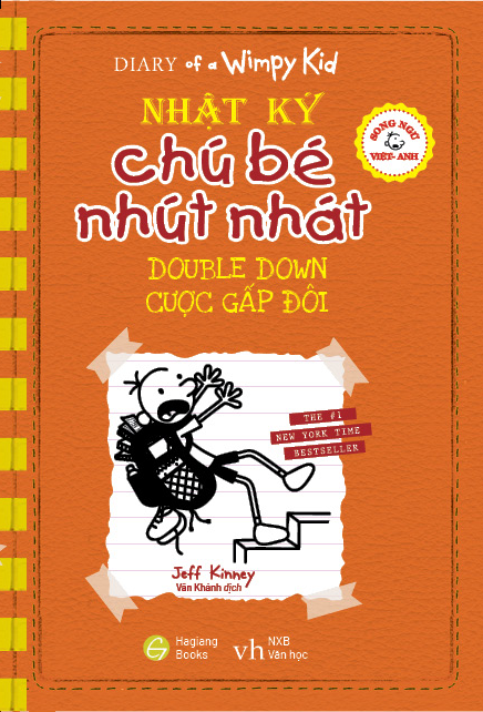 bộ song ngữ việt - anh - diary of a wimpy kid - nhật ký chú bé nhút nhát - tập 11: cược gấp đôi - double down