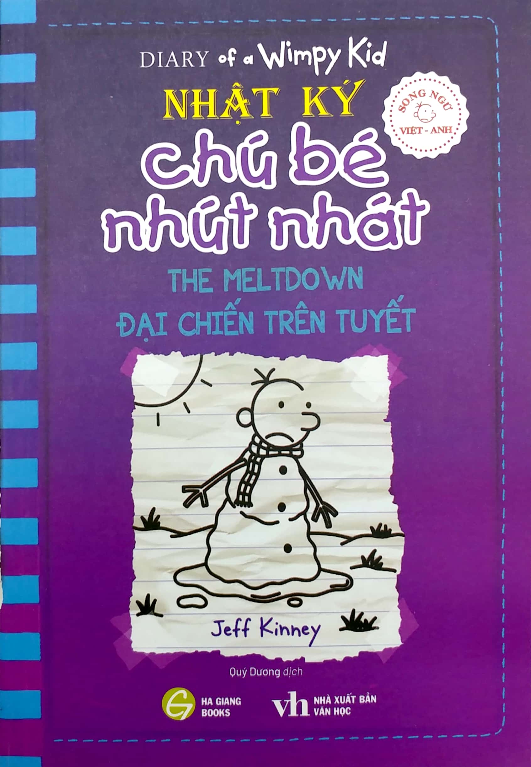 bộ song ngữ việt - anh - diary of a wimpy kid - nhật ký chú bé nhút nhát - tập 13: đại chiến trên tuyết - the meltdown
