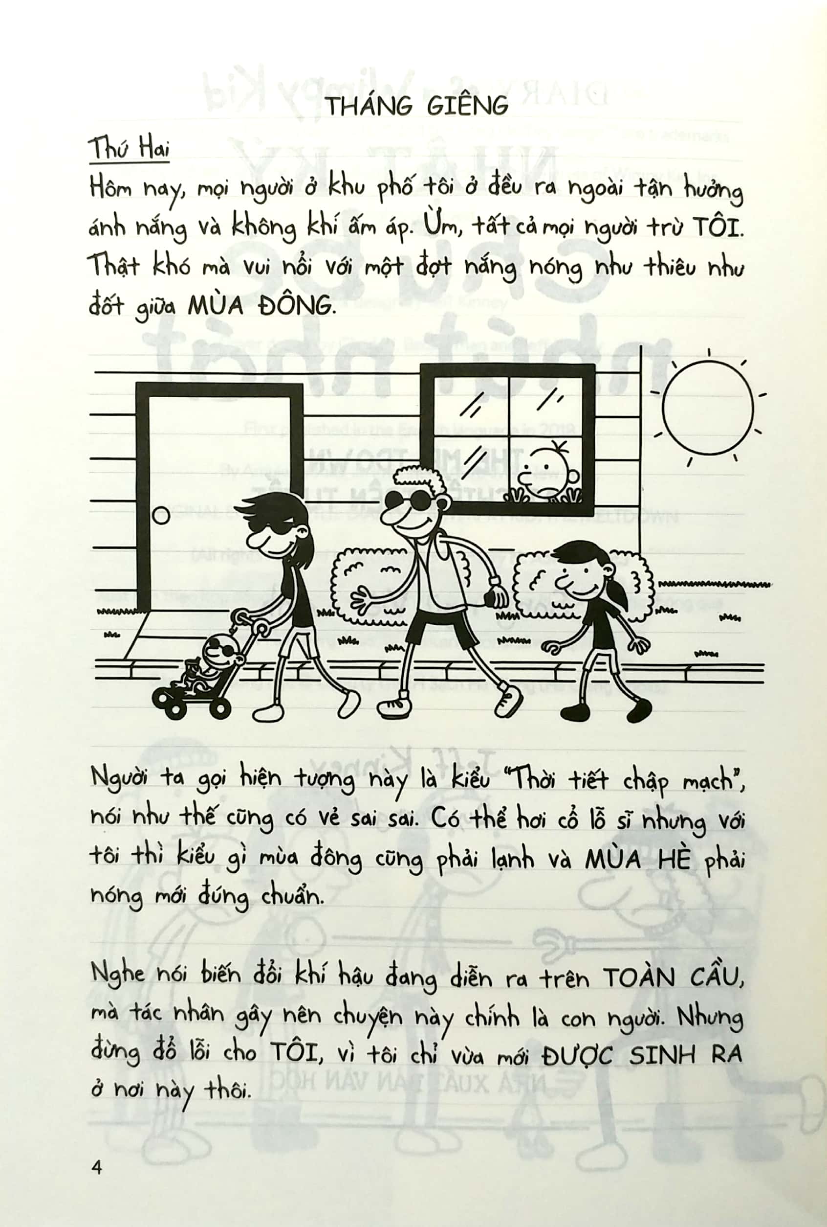 bộ song ngữ việt - anh - diary of a wimpy kid - nhật ký chú bé nhút nhát - tập 13: đại chiến trên tuyết - the meltdown