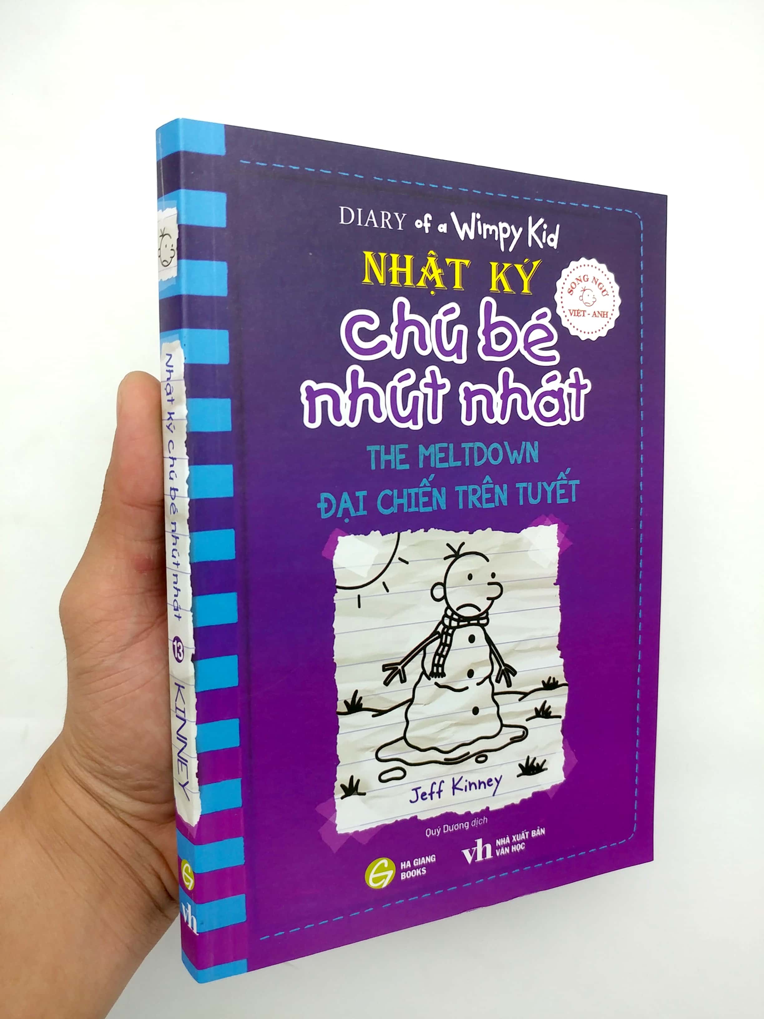 bộ song ngữ việt - anh - diary of a wimpy kid - nhật ký chú bé nhút nhát - tập 13: đại chiến trên tuyết - the meltdown