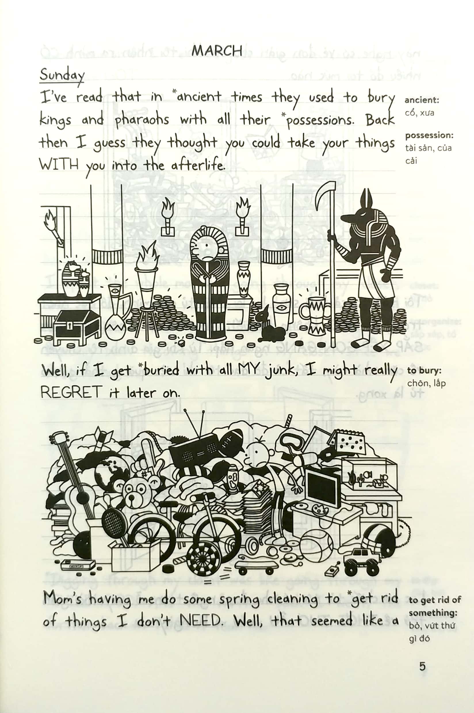 bộ song ngữ việt - anh - diary of a wimpy kid - nhật ký chú bé nhút nhát - tập 14: của thiên trả địa - wrecking ball
