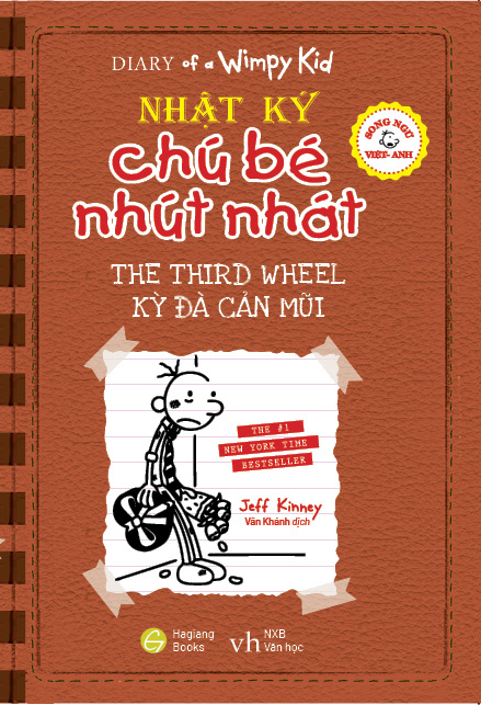 bộ song ngữ việt - anh - diary of a wimpy kid - nhật ký chú bé nhút nhát - tập 7: kỳ đà cản mũi - the third wheel
