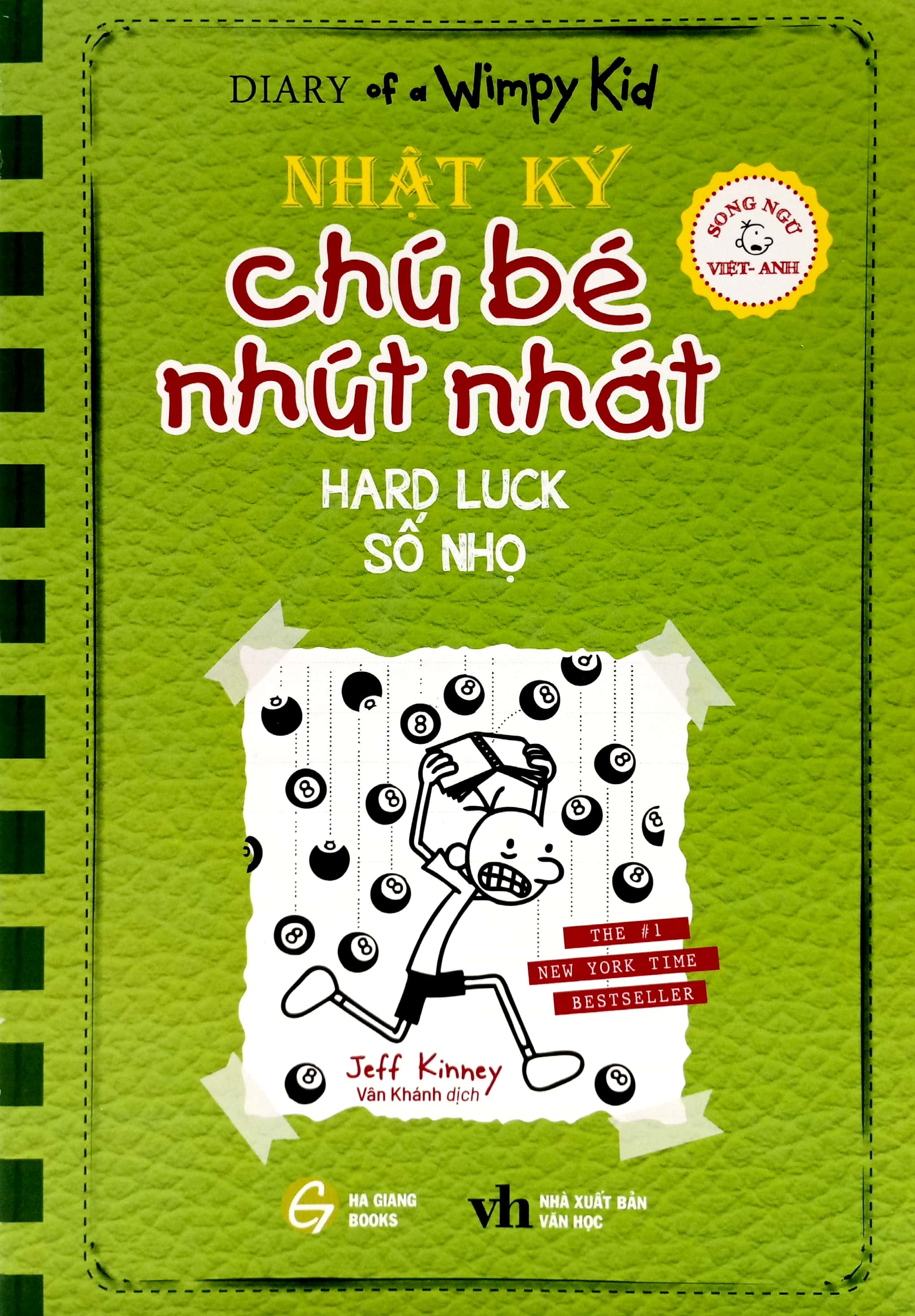 bộ song ngữ việt - anh - diary of a wimpy kid - nhật ký chú bé nhút nhát - tập 8: số nhọ - hard luck