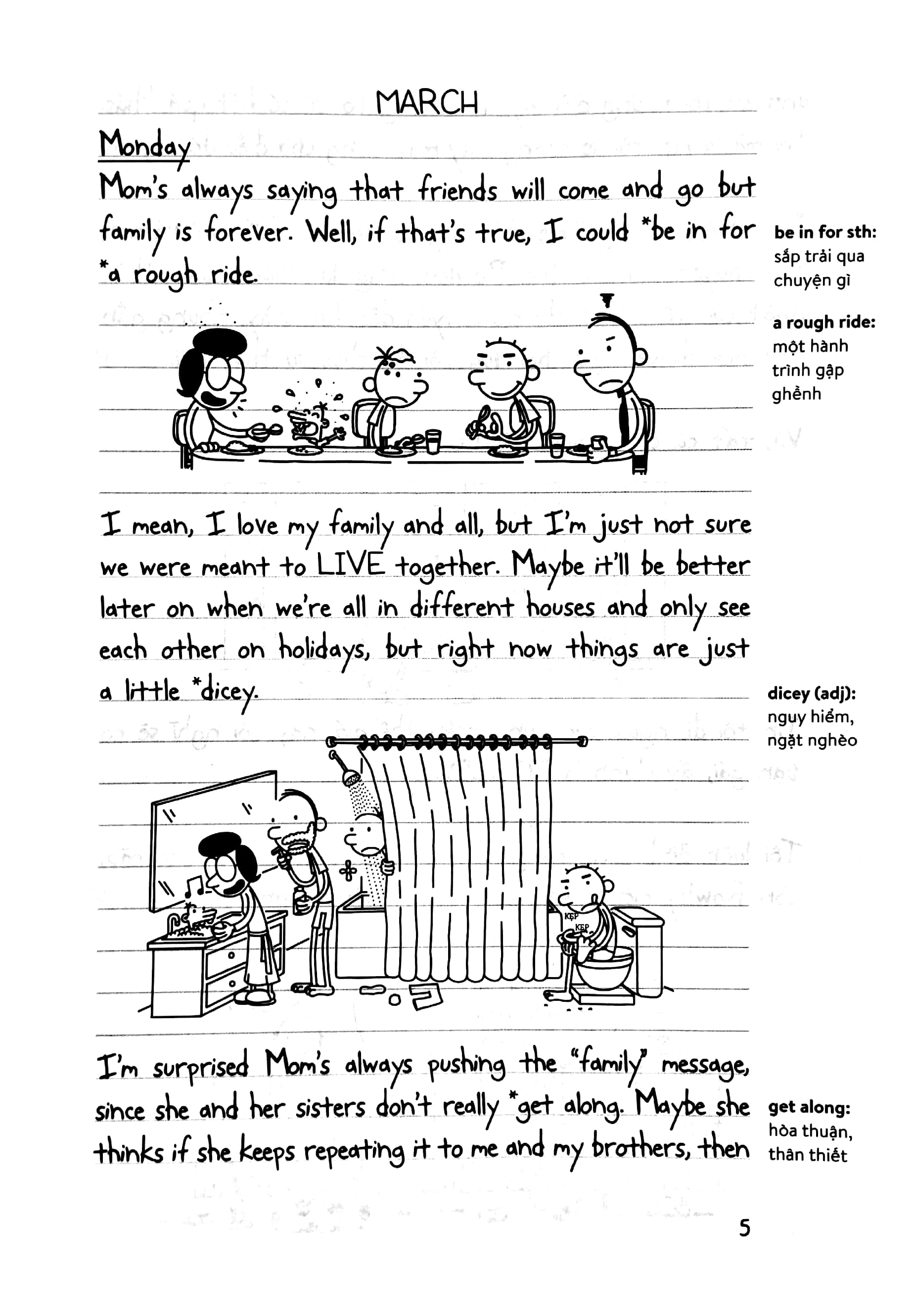 bộ song ngữ việt - anh - diary of a wimpy kid - nhật ký chú bé nhút nhát - tập 8: số nhọ - hard luck