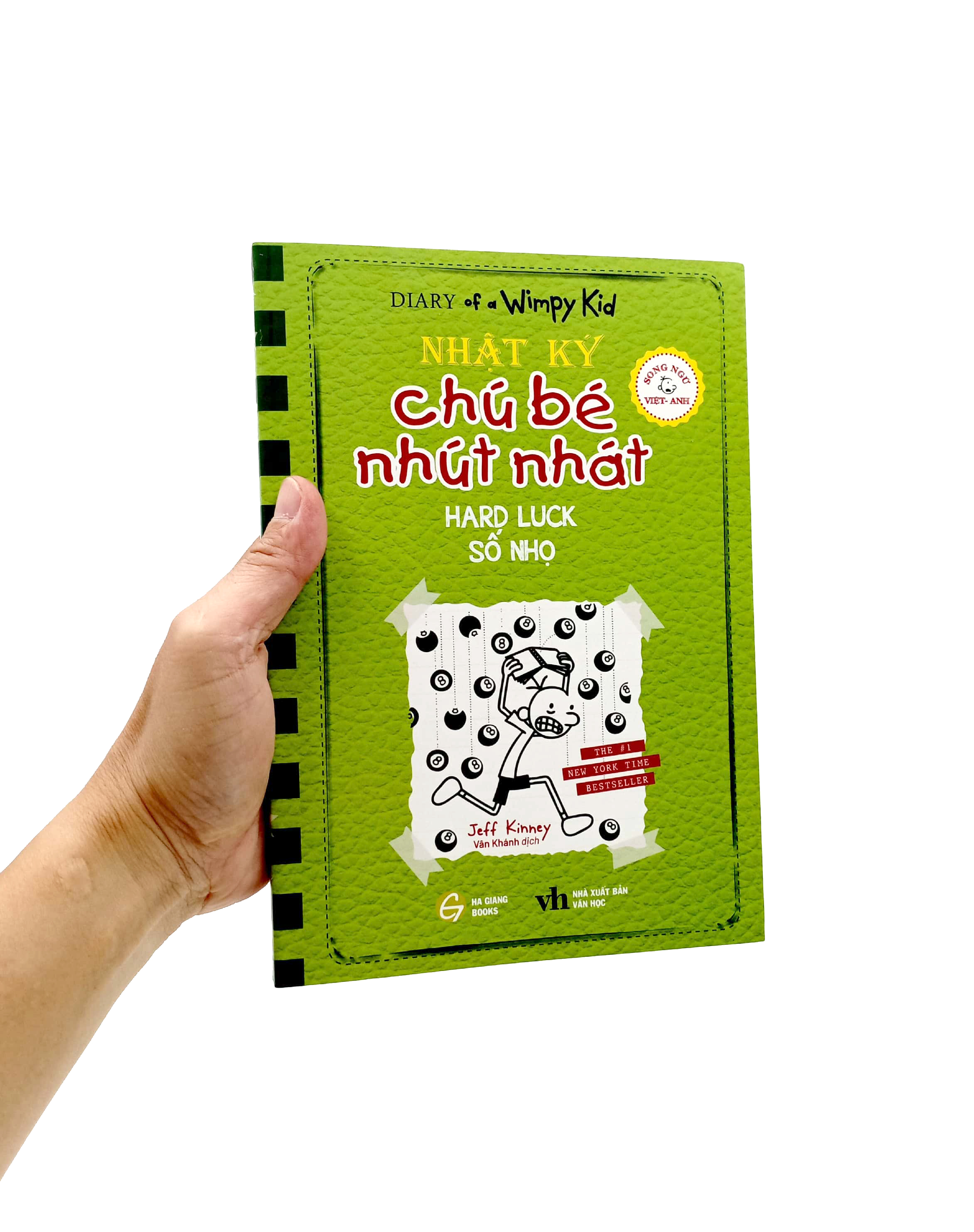 bộ song ngữ việt - anh - diary of a wimpy kid - nhật ký chú bé nhút nhát - tập 8: số nhọ - hard luck