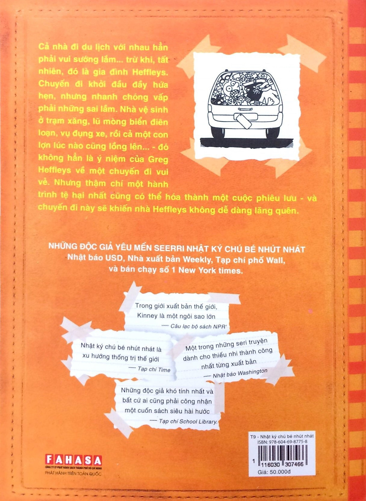 bộ song ngữ việt - anh - diary of a wimpy kid - nhật ký chú bé nhút nhát - tập 9: kỳ nghỉ thảm khốc - the long haul
