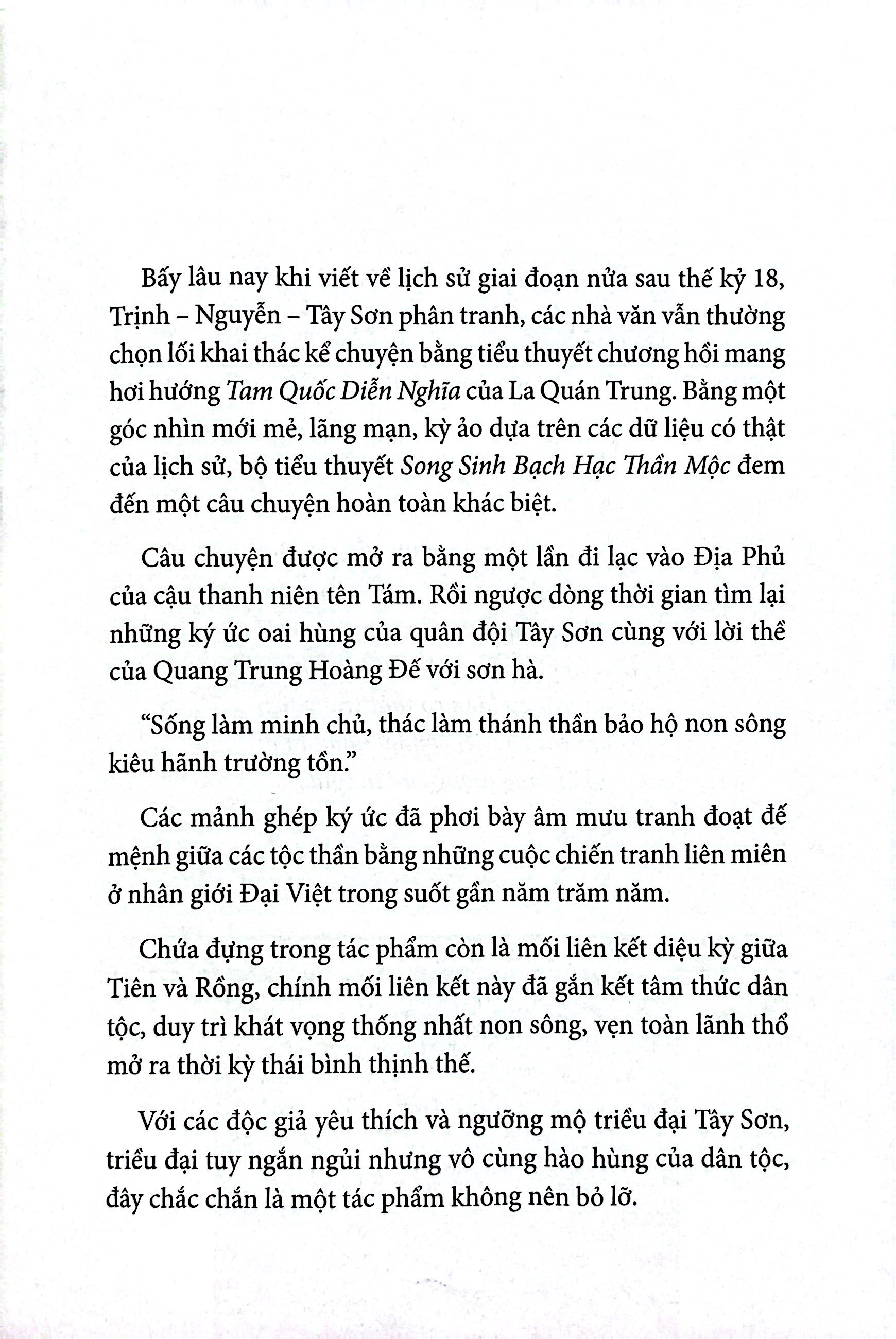 Bo
						
										
										Song Sinh Bach Hac Than Moc - Bo 2 - Da Vu Lai Huong - Vo Than Hoang De