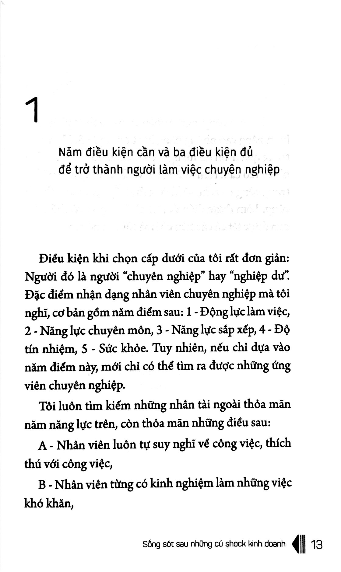 bộ sống sót sau những cú shock kinh doanh - tập 1