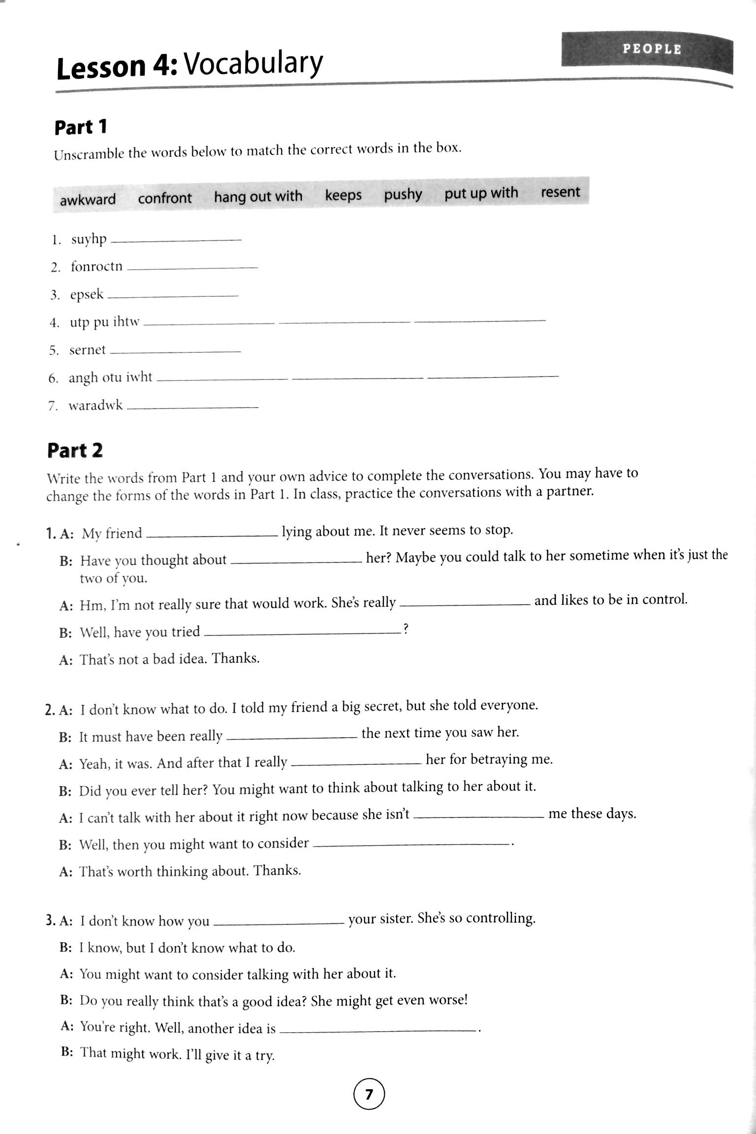 bộ speak now 4 workbook