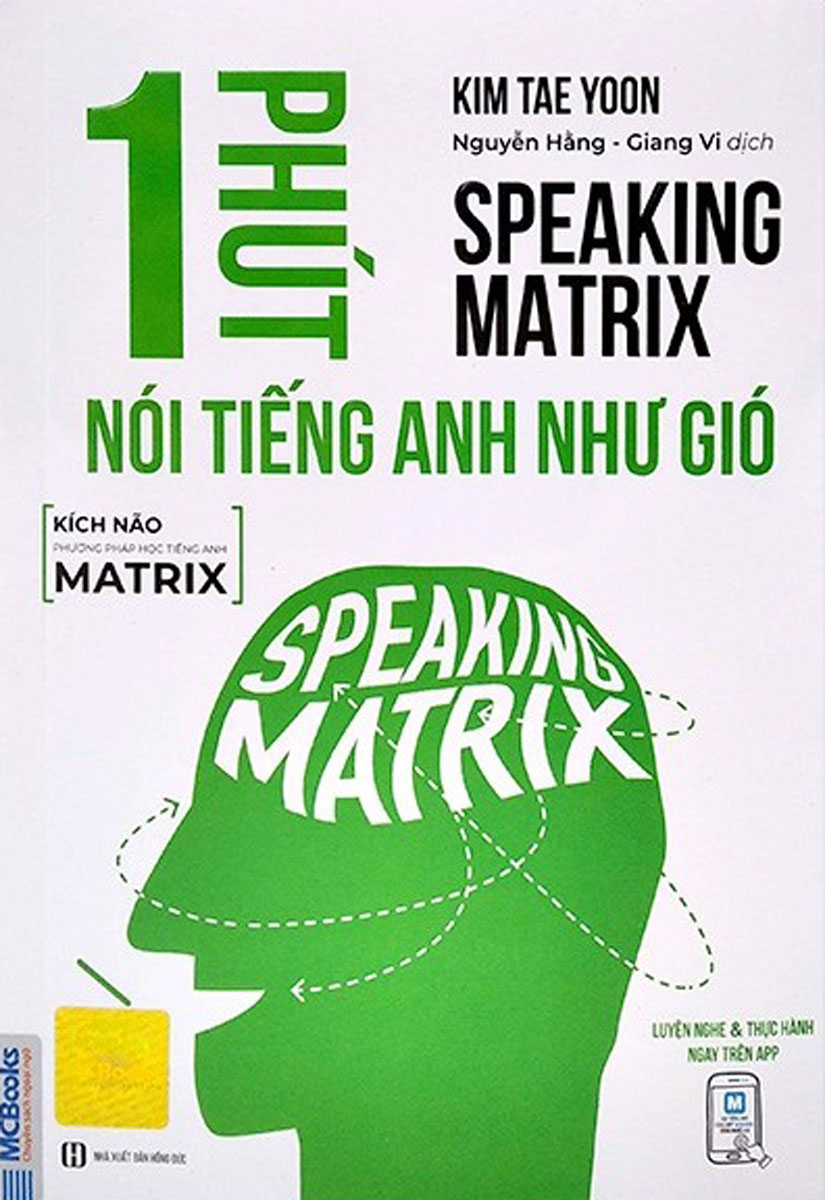 bộ speaking matrix - 1 phút nói tiếng anh như gió