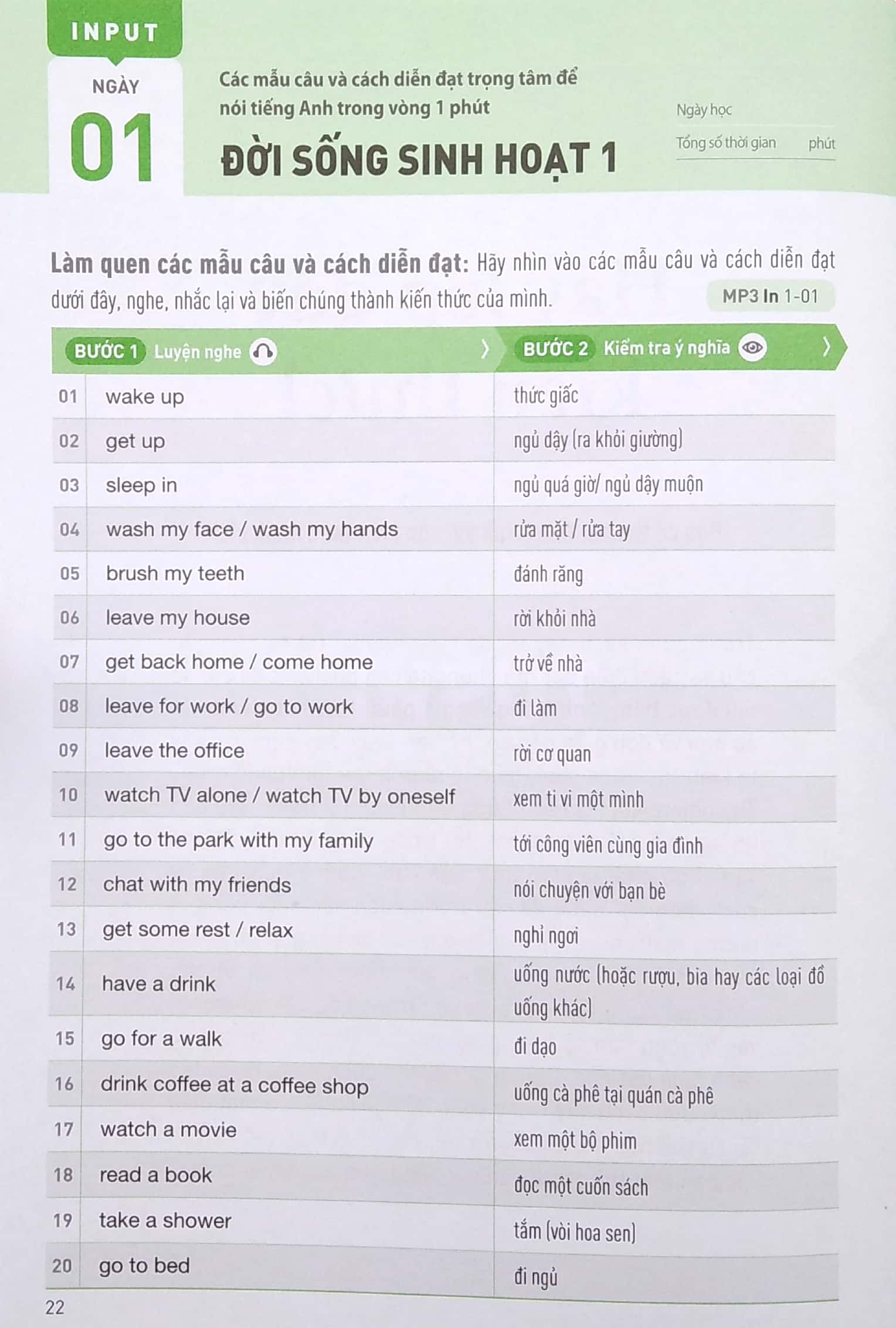 bộ speaking matrix - 1 phút nói tiếng anh như gió