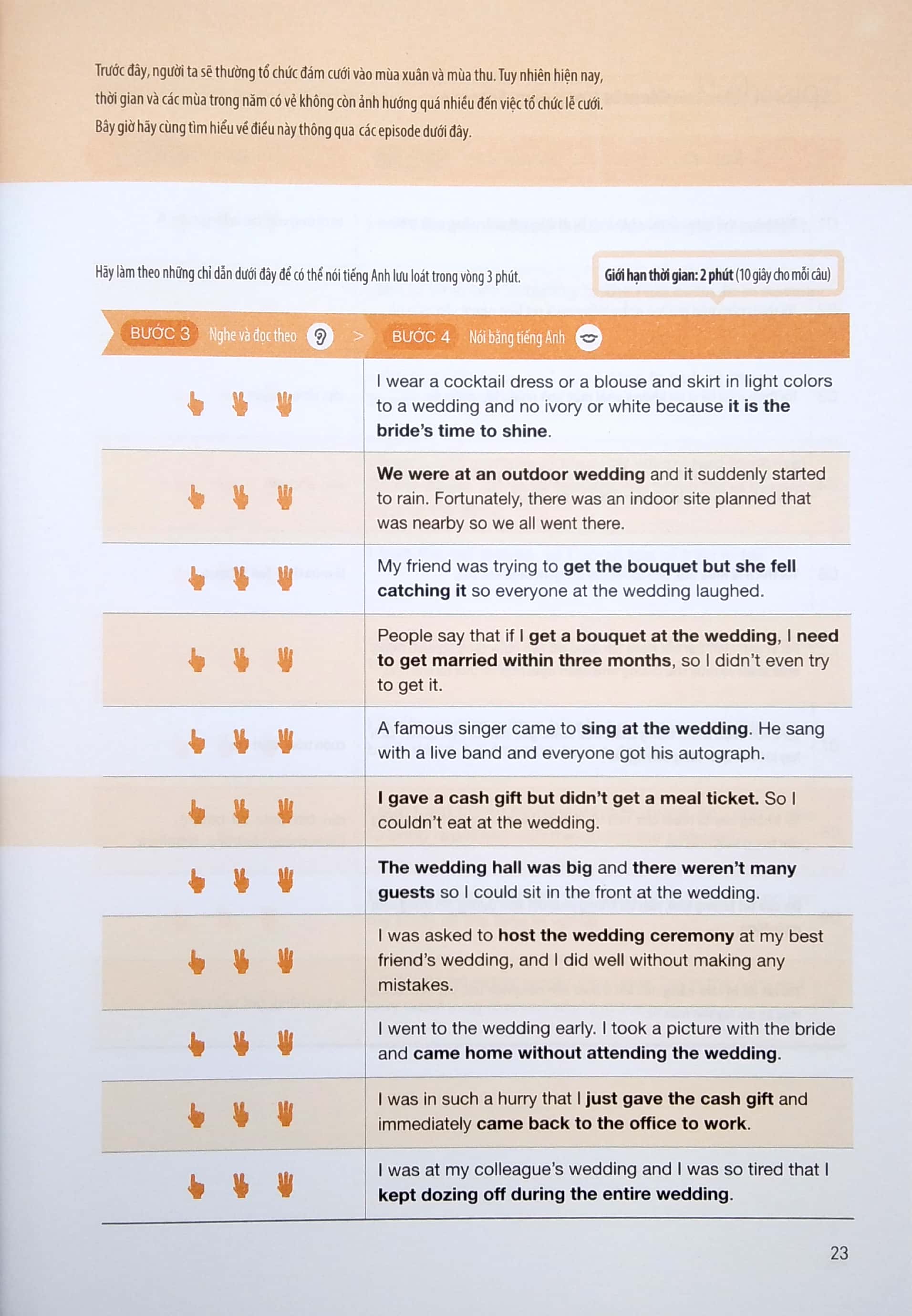 bộ speaking matrix - 3 phút nói tiếng anh như gió