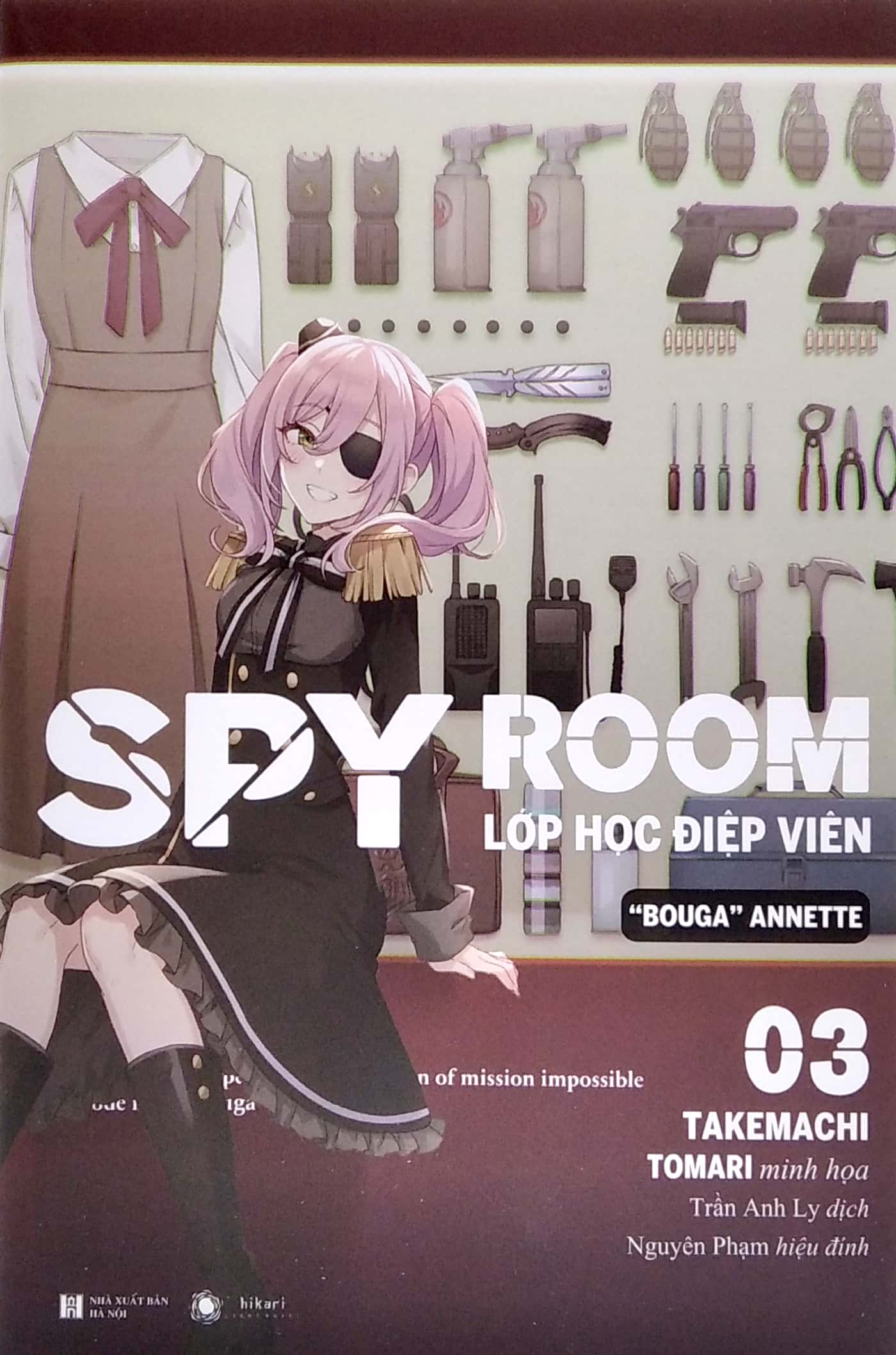 bộ spy room - lớp học điệp viên - tập 3: bouga annette